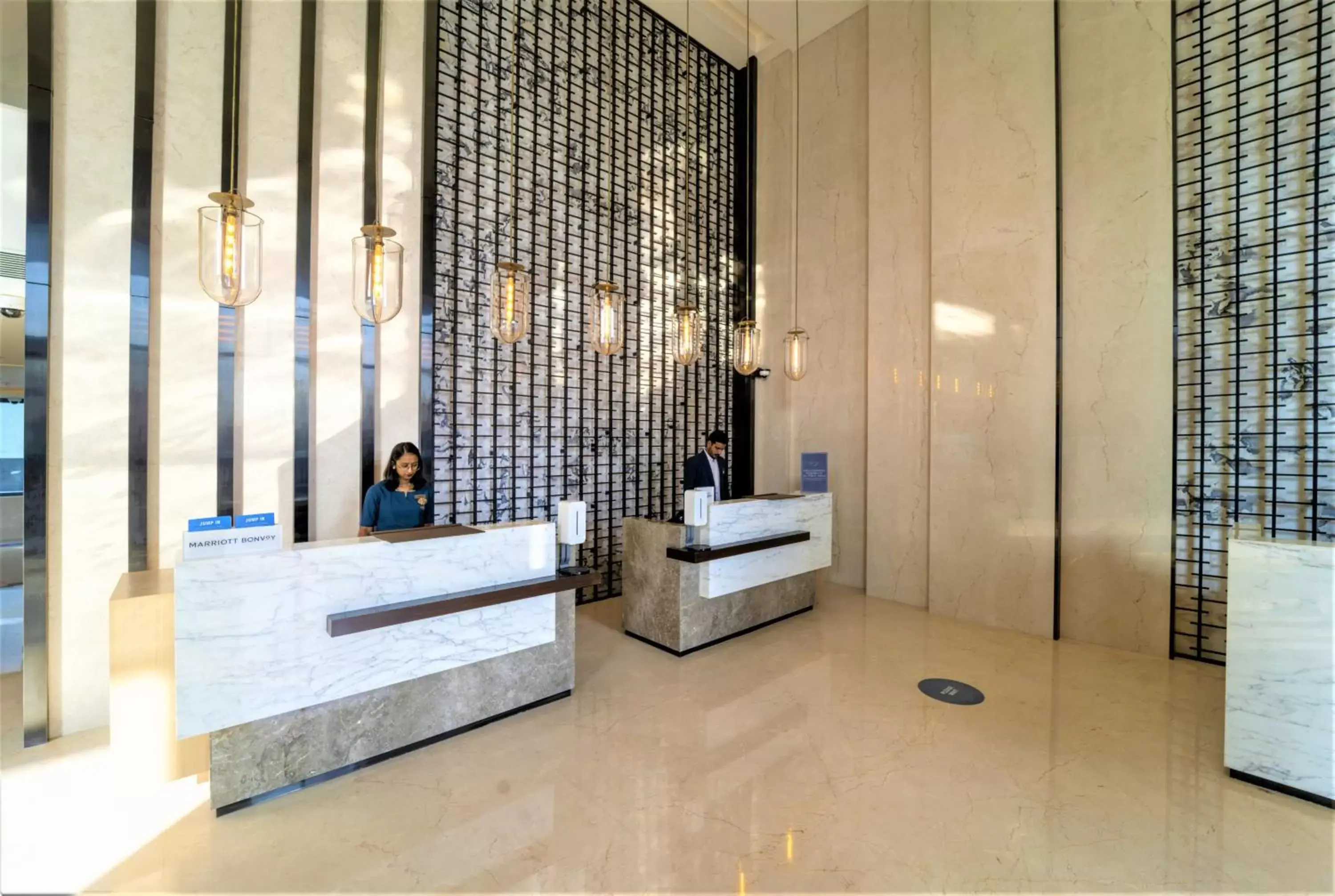 Lobby or reception, Bathroom in Courtyard by Marriott Vadodara