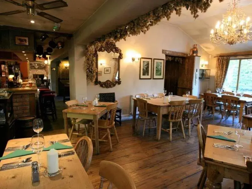 Dining area, Restaurant/Places to Eat in The Oak Inn Staplow