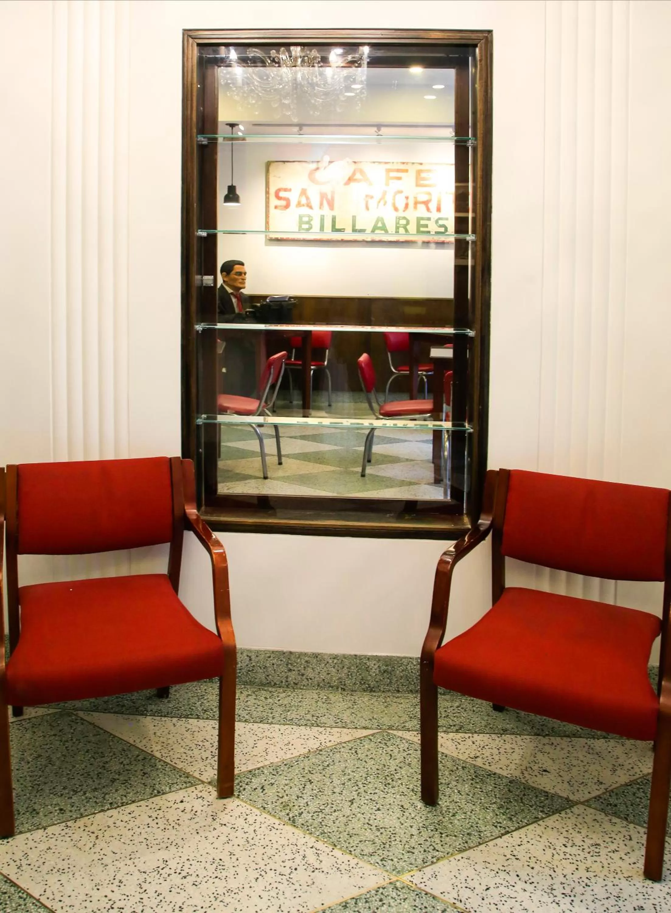 Lounge or bar in Hotel Museo San Moritz