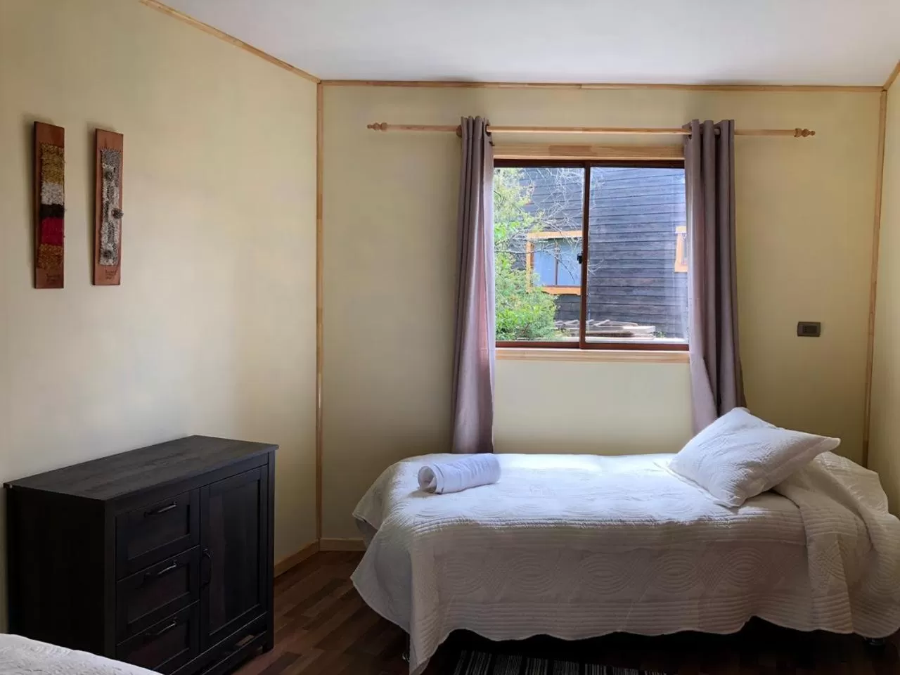 Bed in Cabanas Senderos Puyuhuapi