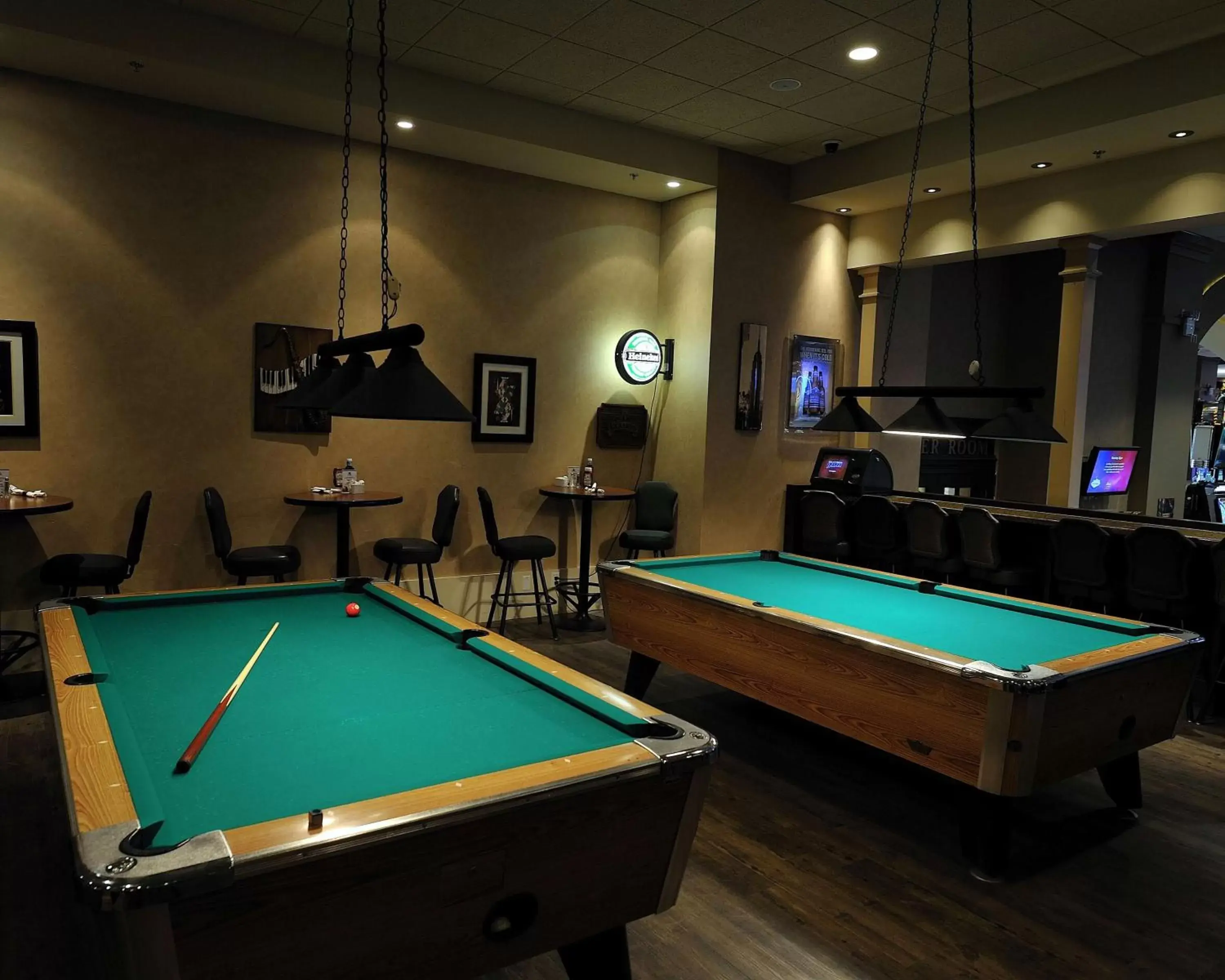 On site, Billiards in Camrose Resort Casino