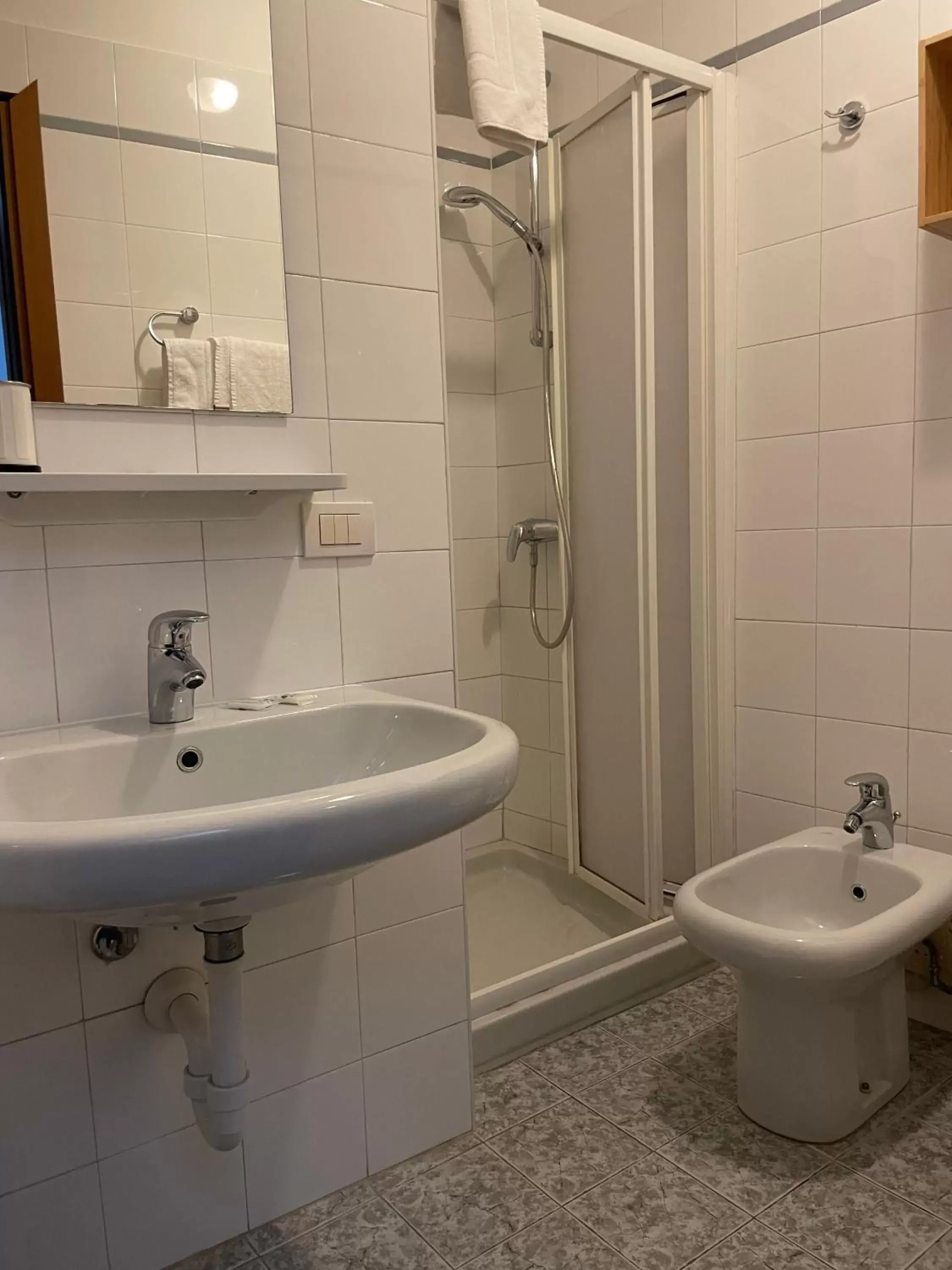 Shower, Bathroom in Albergo Della Torre