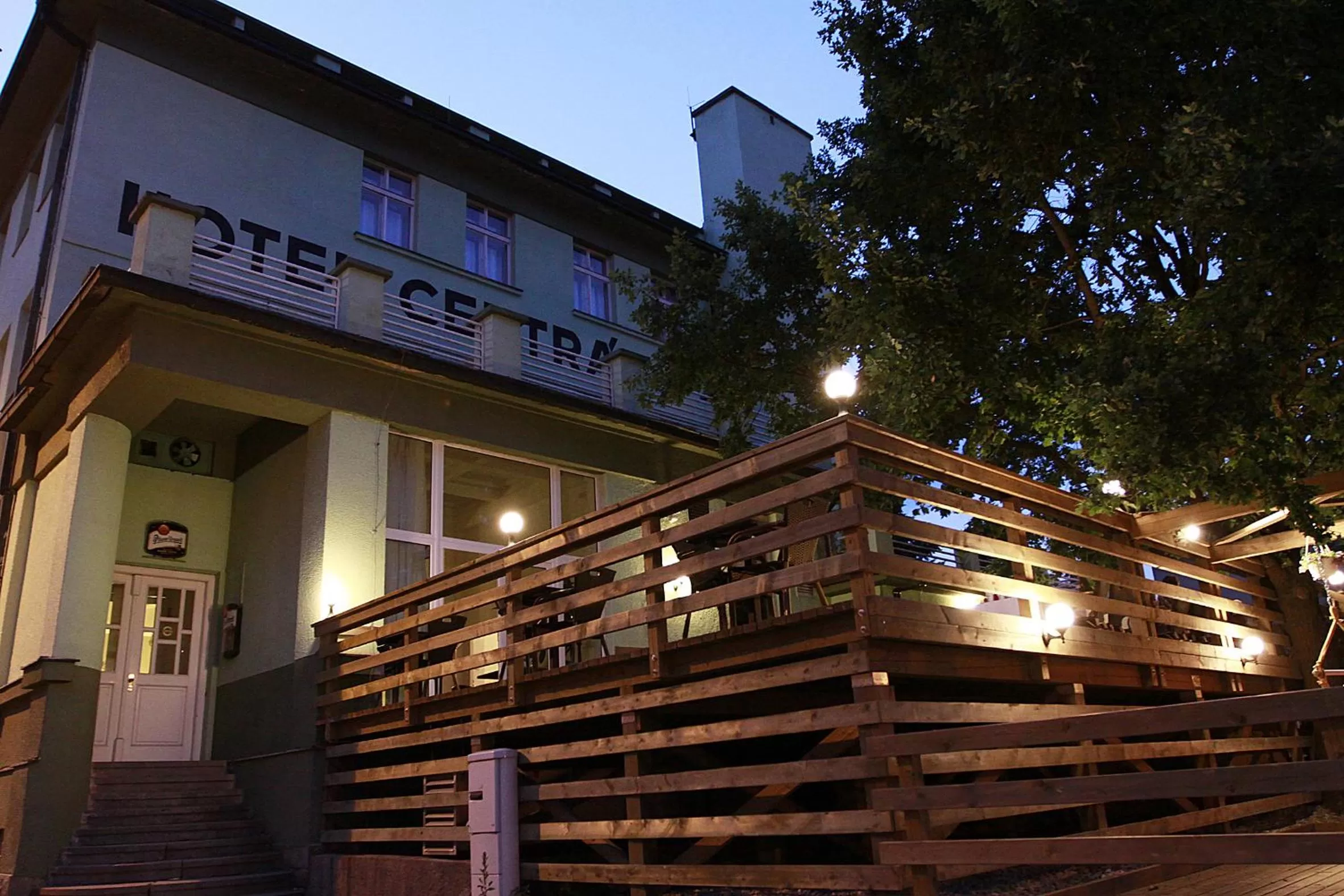Balcony/Terrace in Wellness Hotel Central