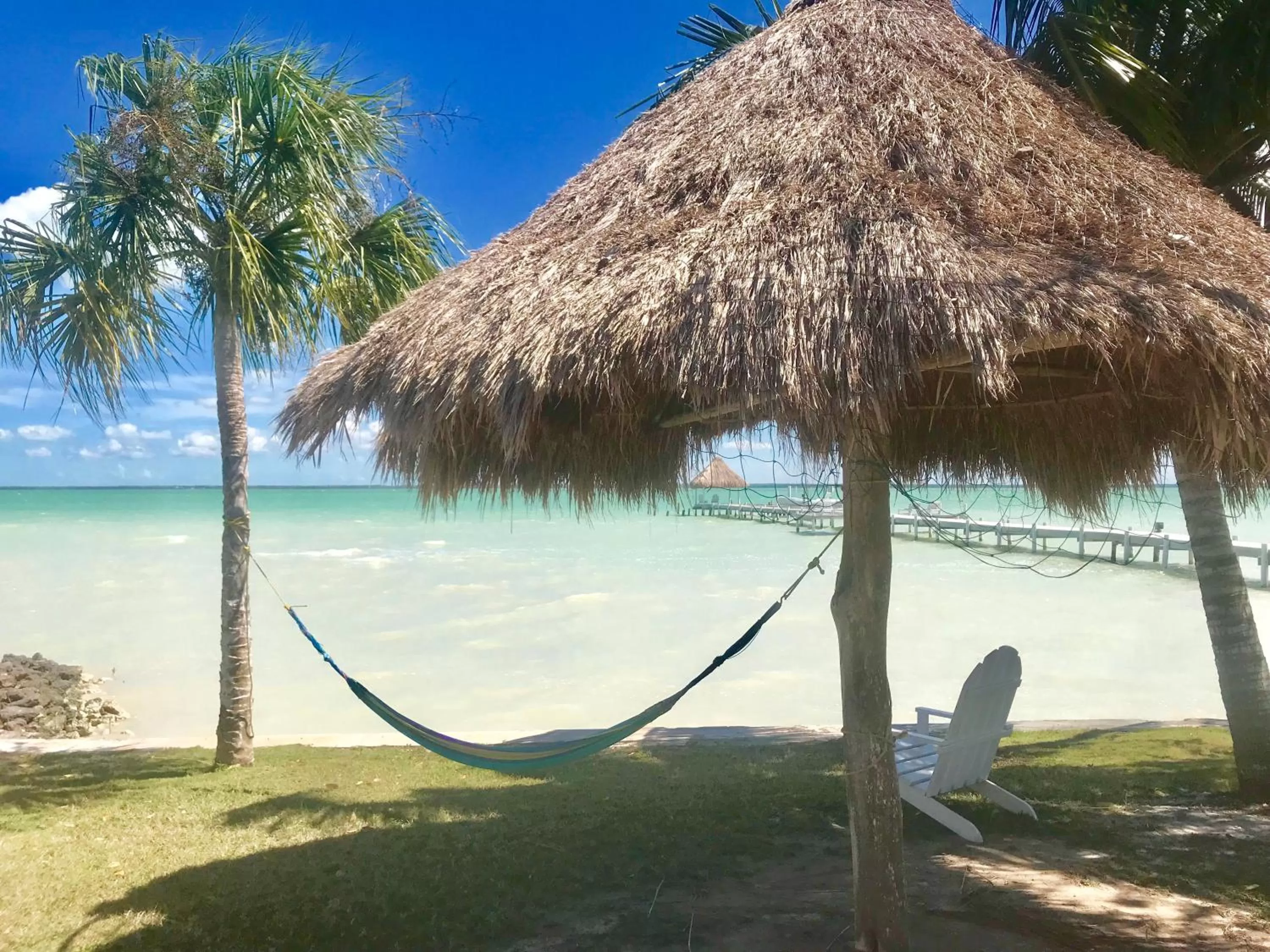 Sea view in Tilt-Ta-Dock Resort Belize