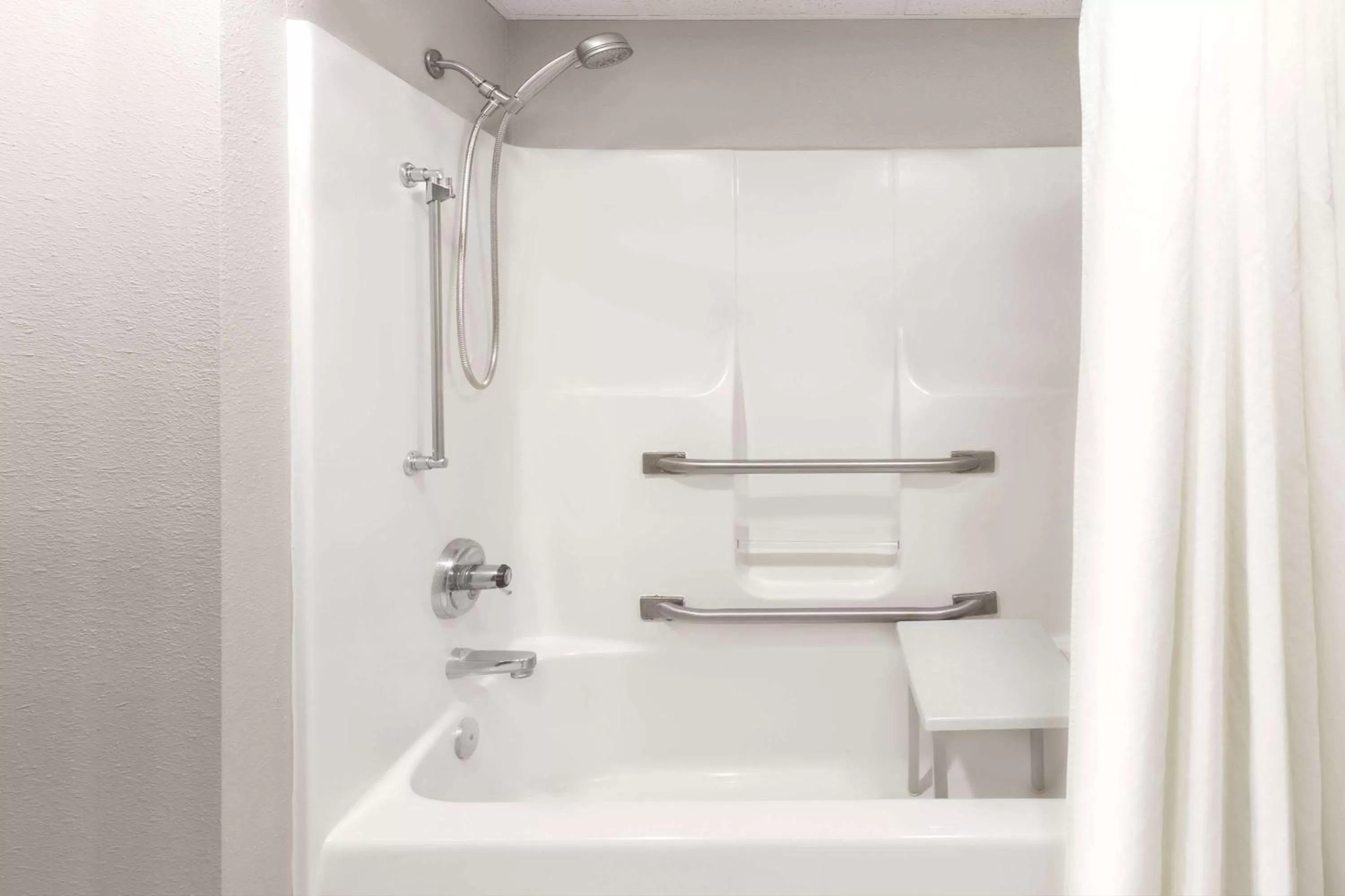 Bathroom in Super 8 by Wyndham Plymouth