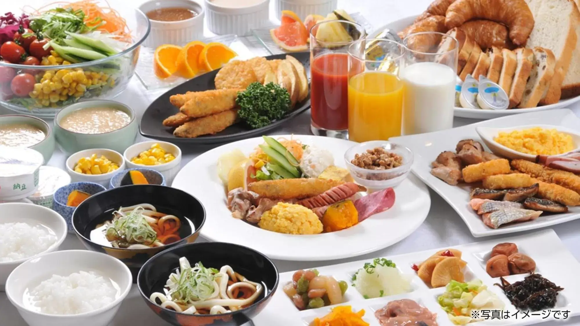 Breakfast in Nagaoka Grand Hotel