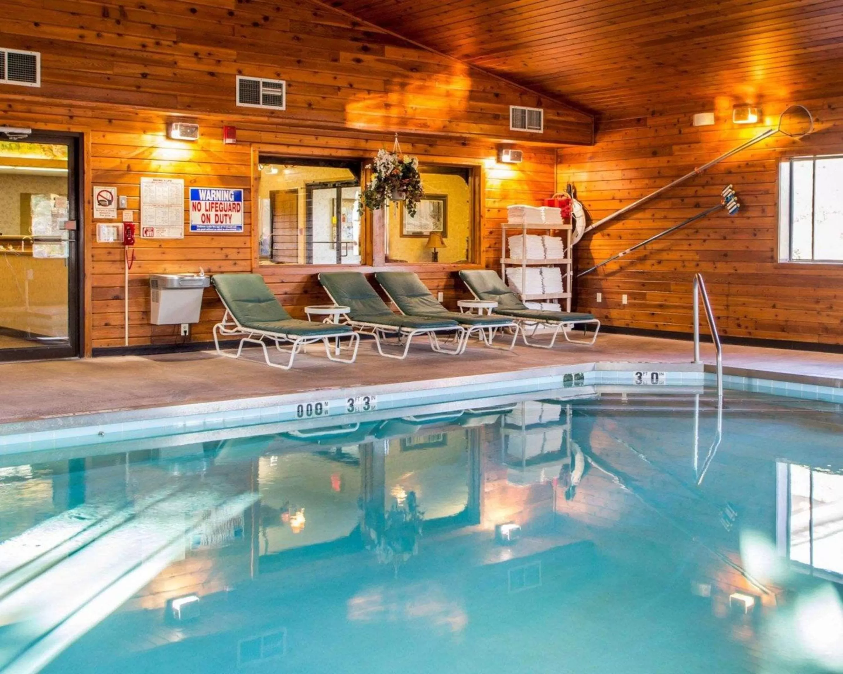 On site in Quality Inn Ironwood