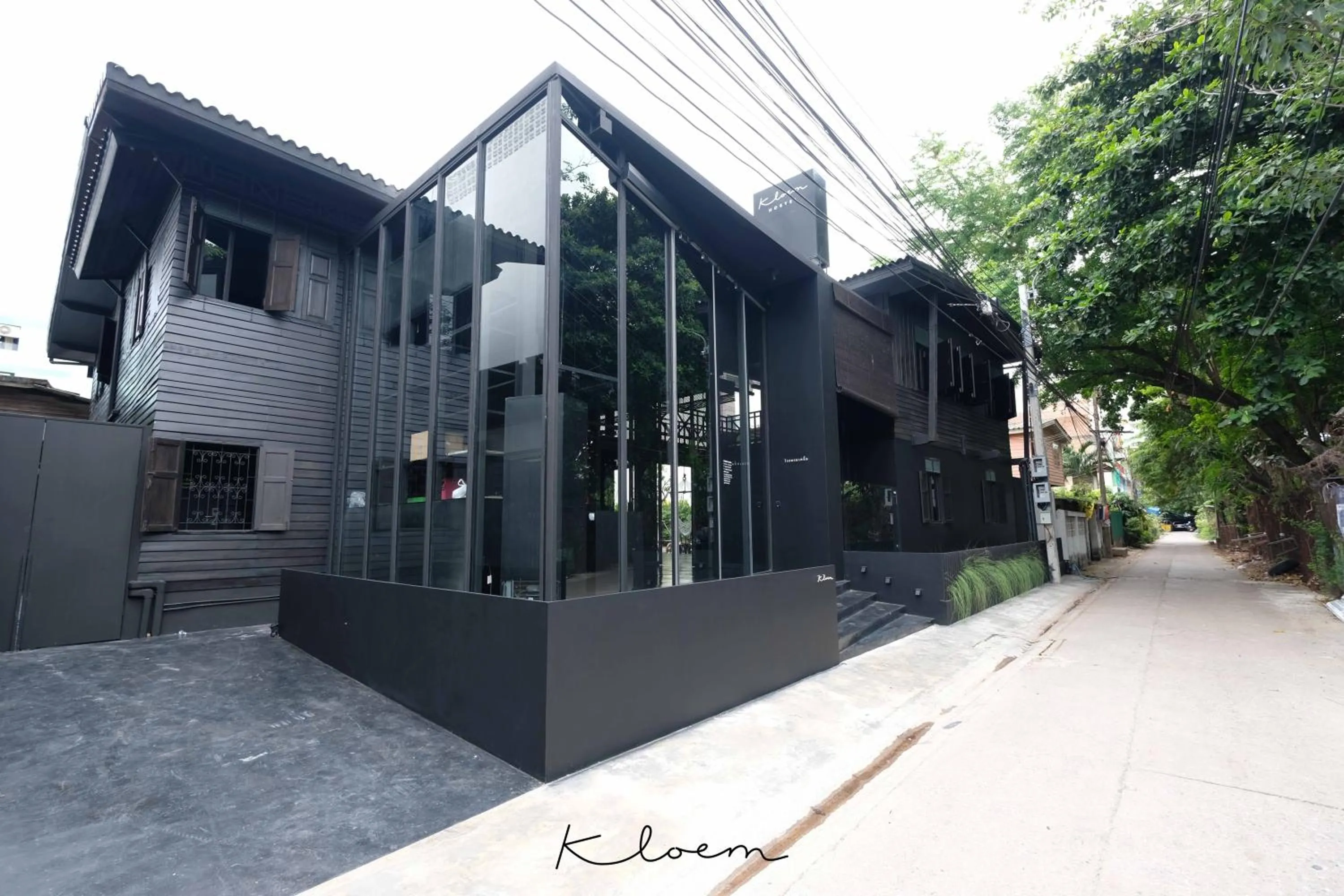 Facade/entrance in Kloem Hostel