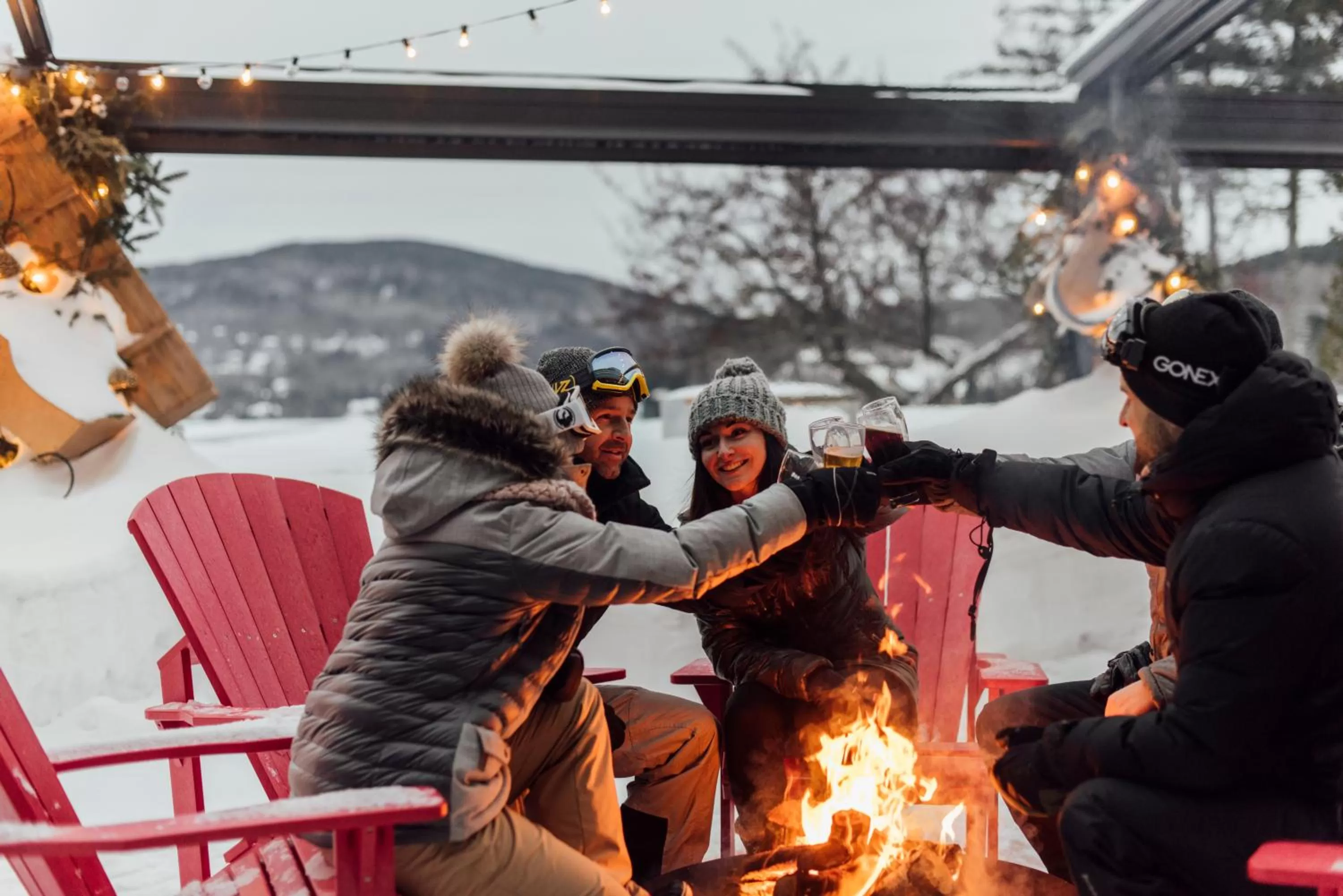 Winter in Entourage sur-le-Lac