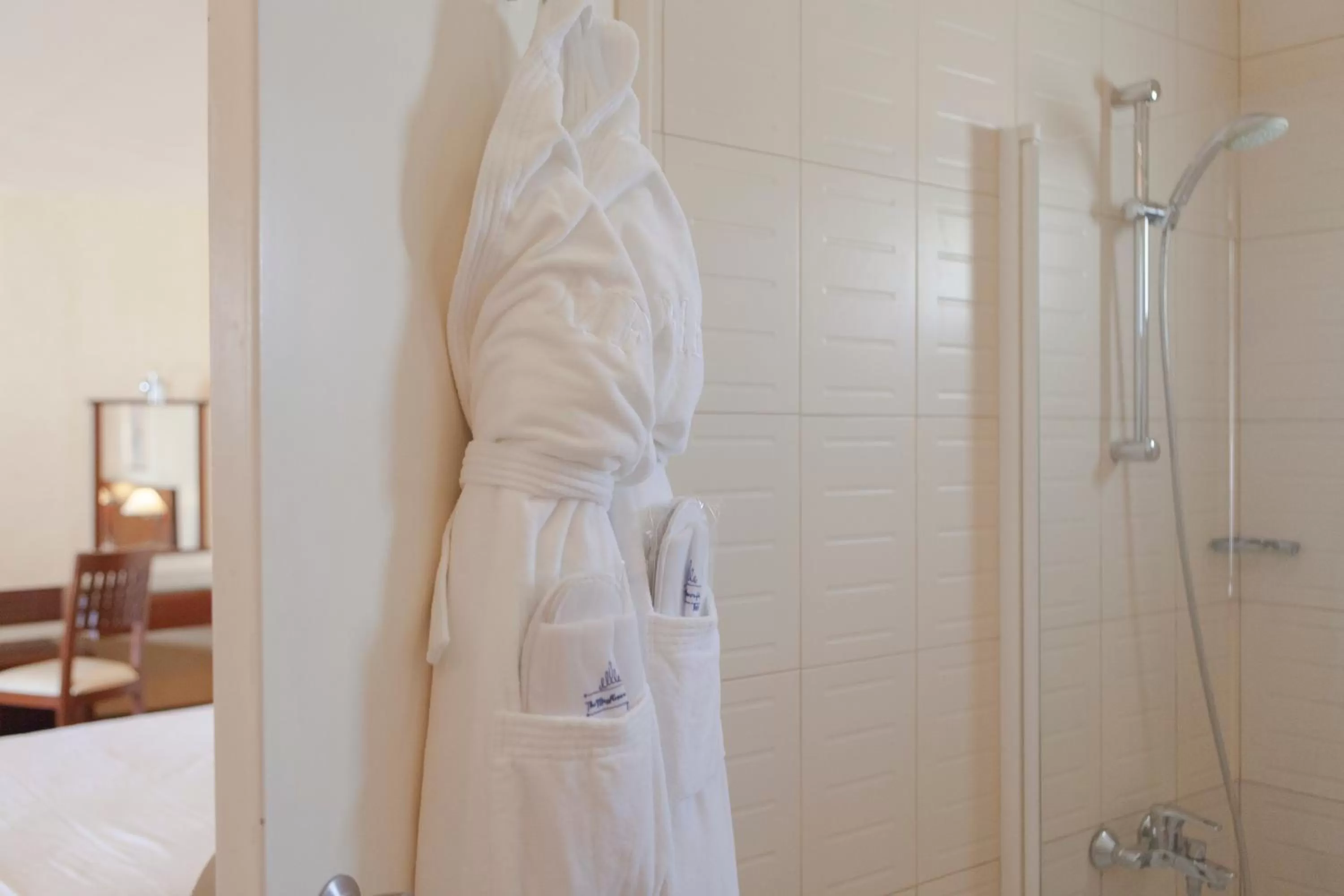 Shower in The Mayflower Hotel
