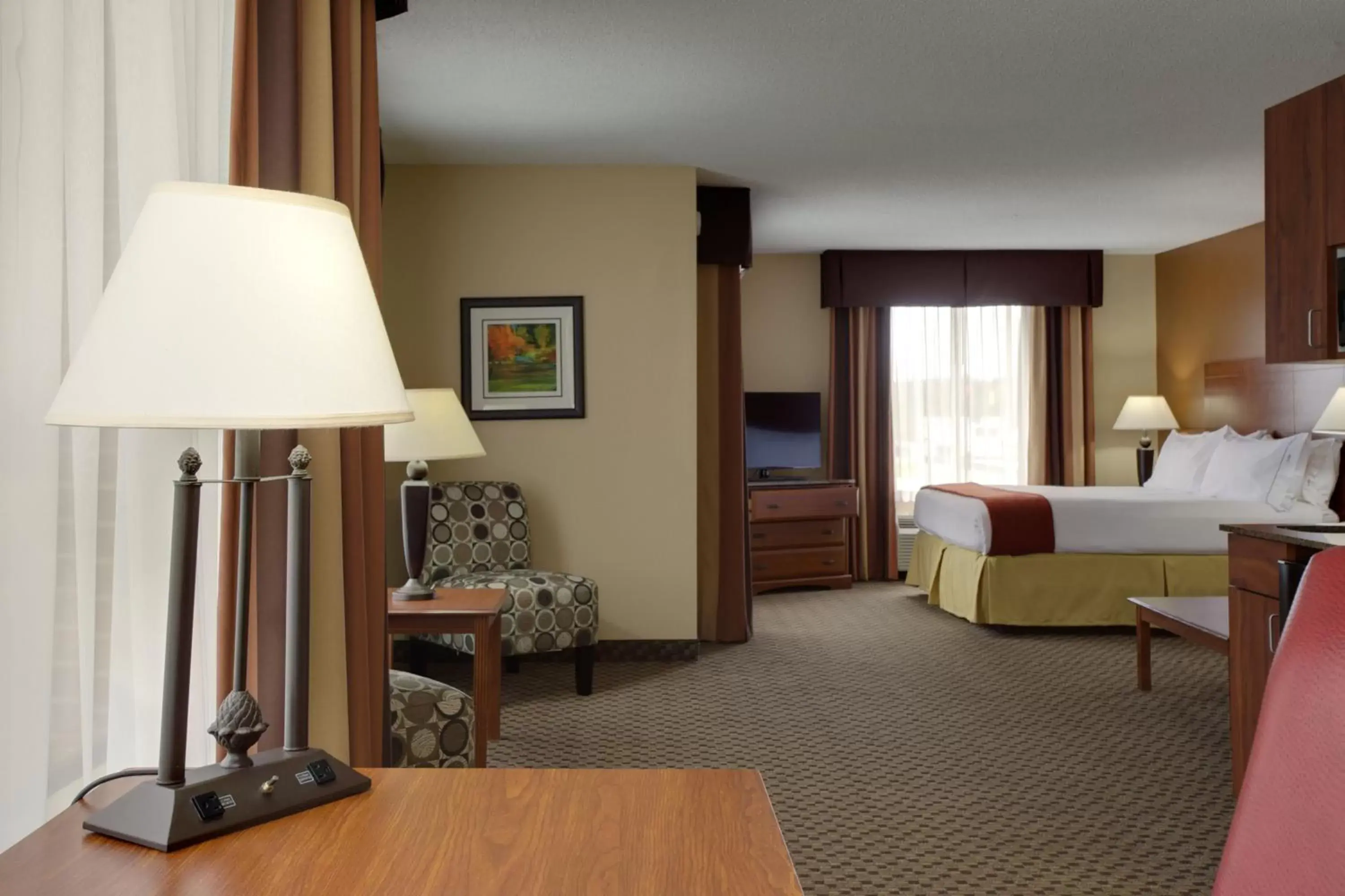 Bedroom in Holiday Inn Express Hotel & Suites Columbia-I-20 at Clemson Road, an IHG Hotel