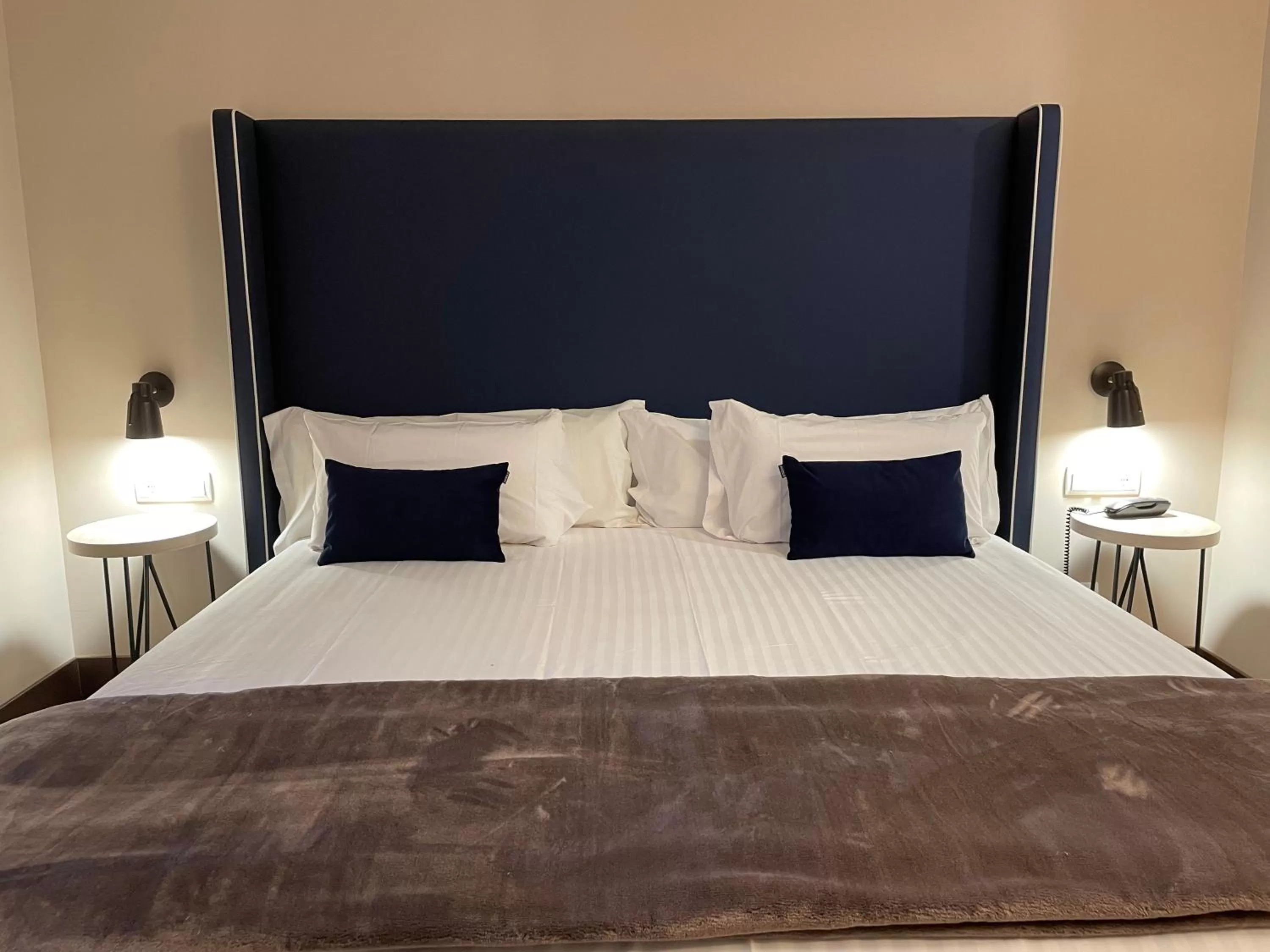 Bed in Hotel Maria Cristina