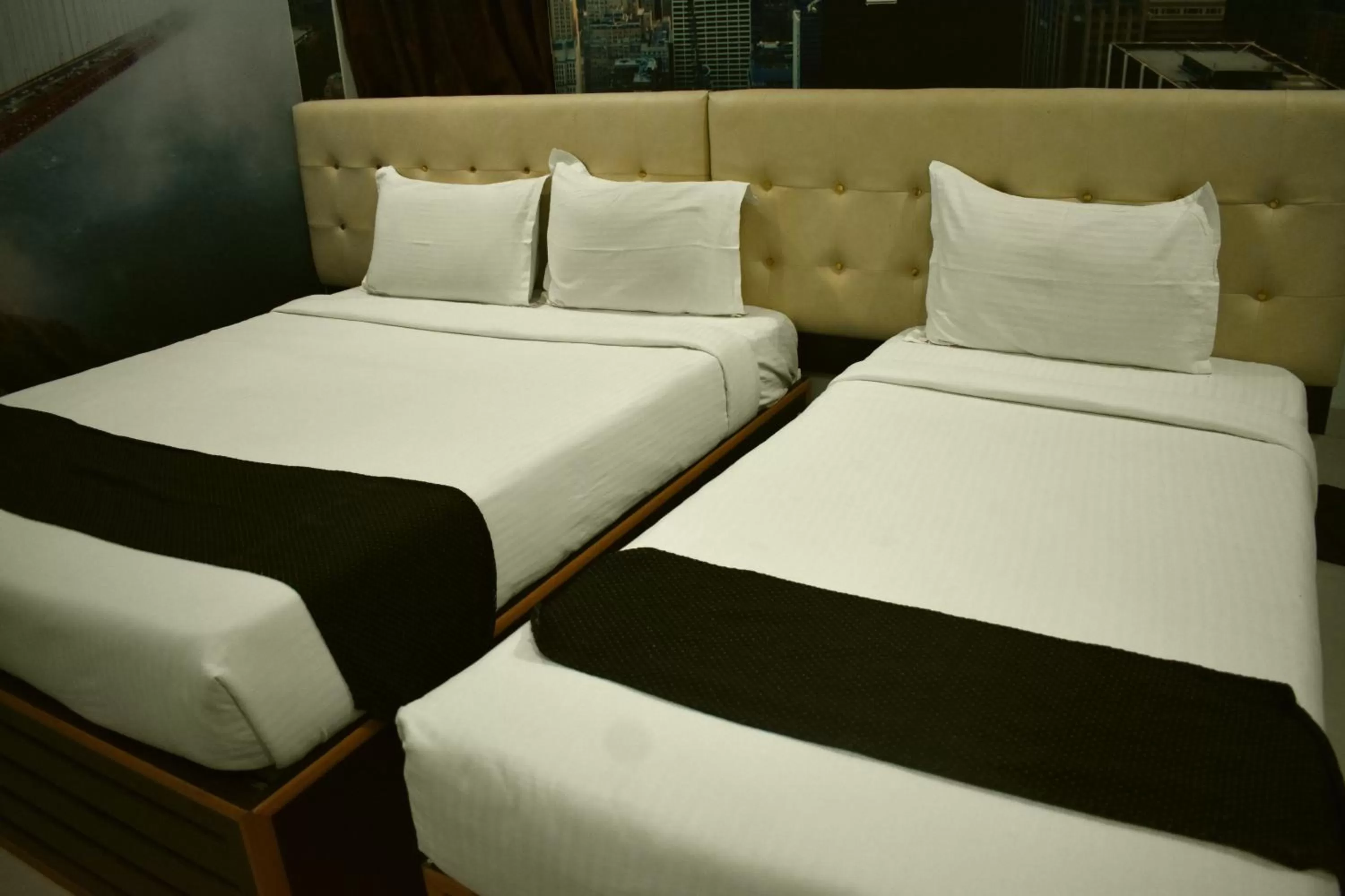 Bed in Hotel Apple Park Inn