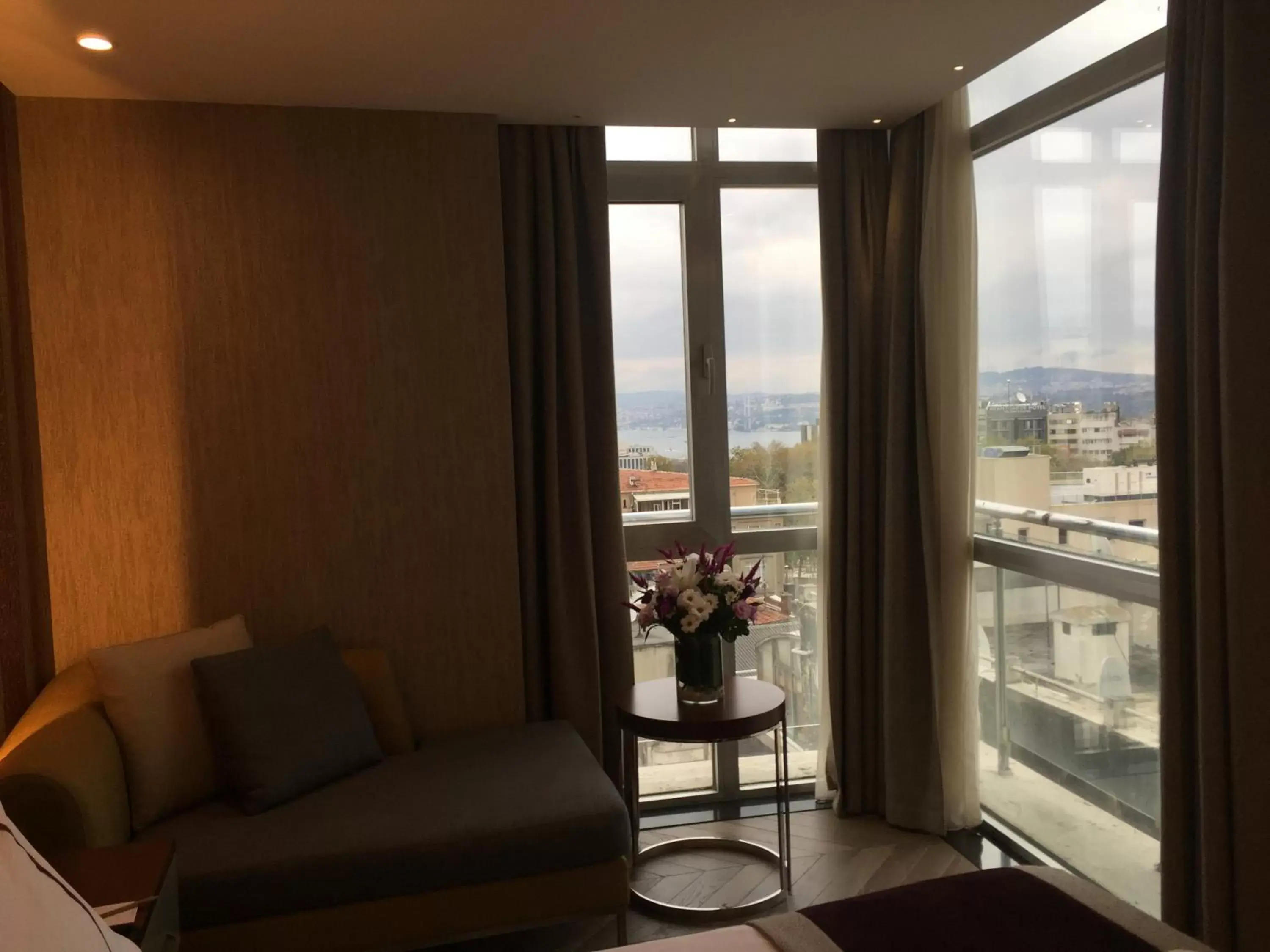 View (from property/room), Seating Area in Taksim Gonen Hotel