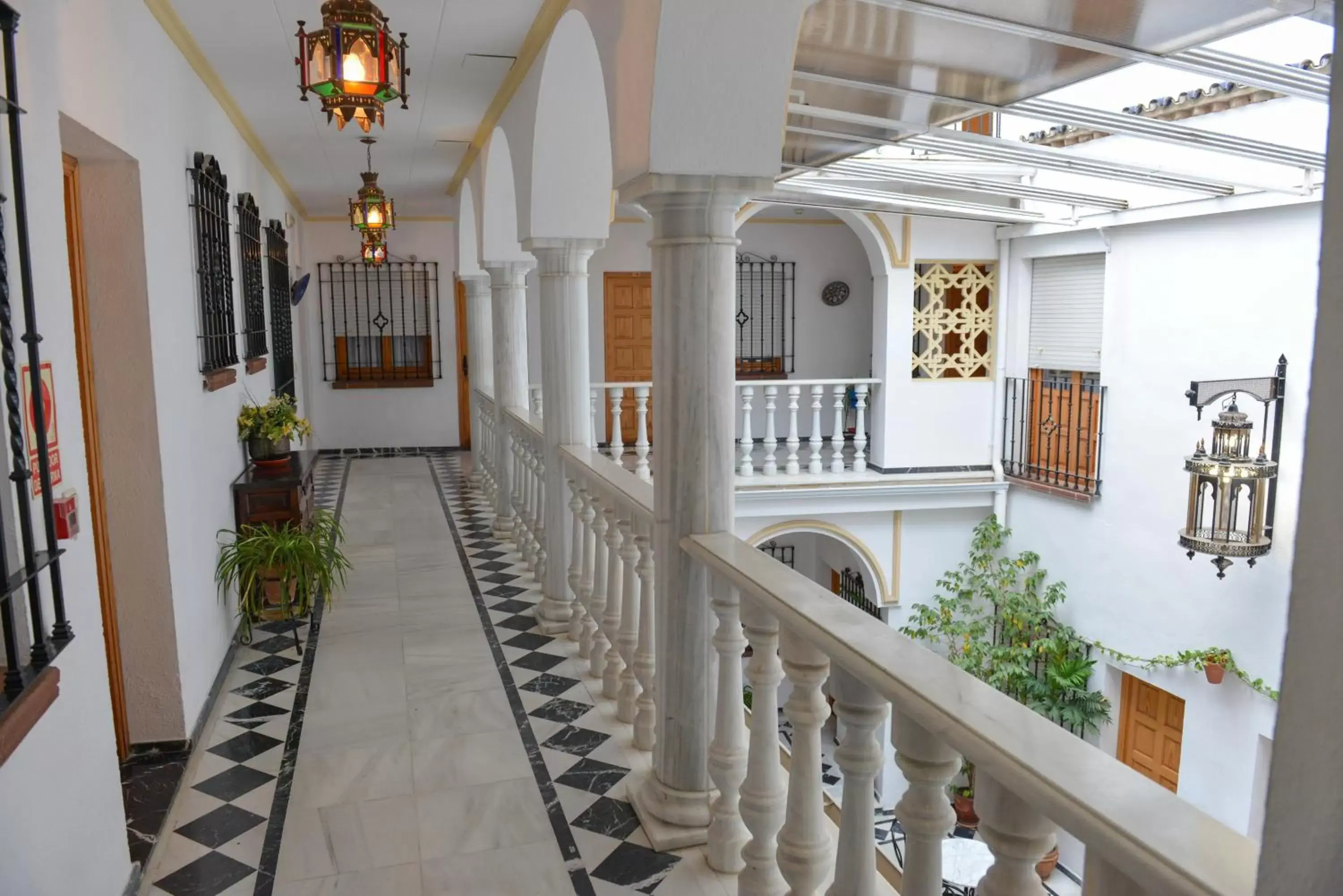 Property building, Balcony/Terrace in Los Omeyas Hotel