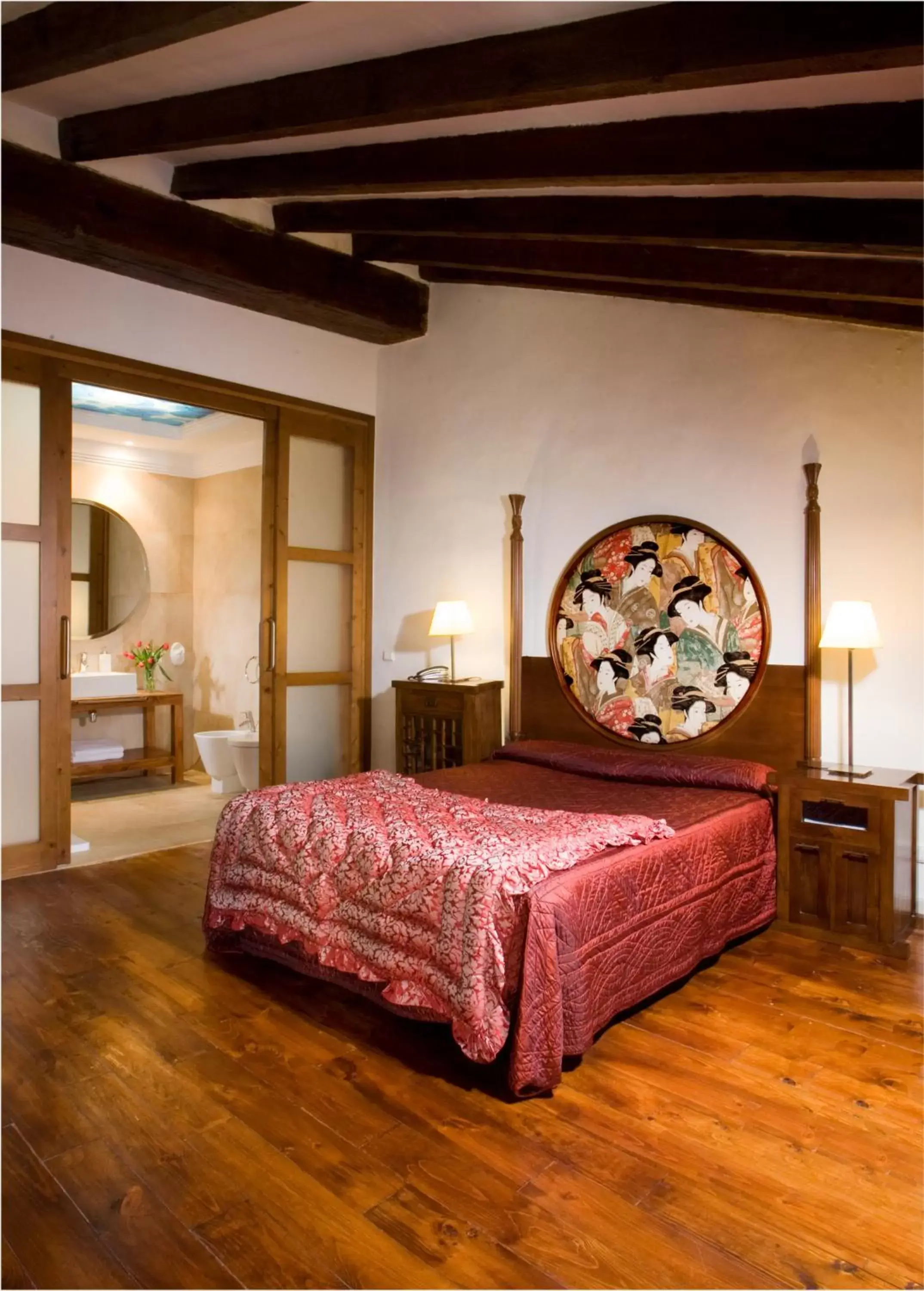 Bed in Art Boutique Hotel Chamarel