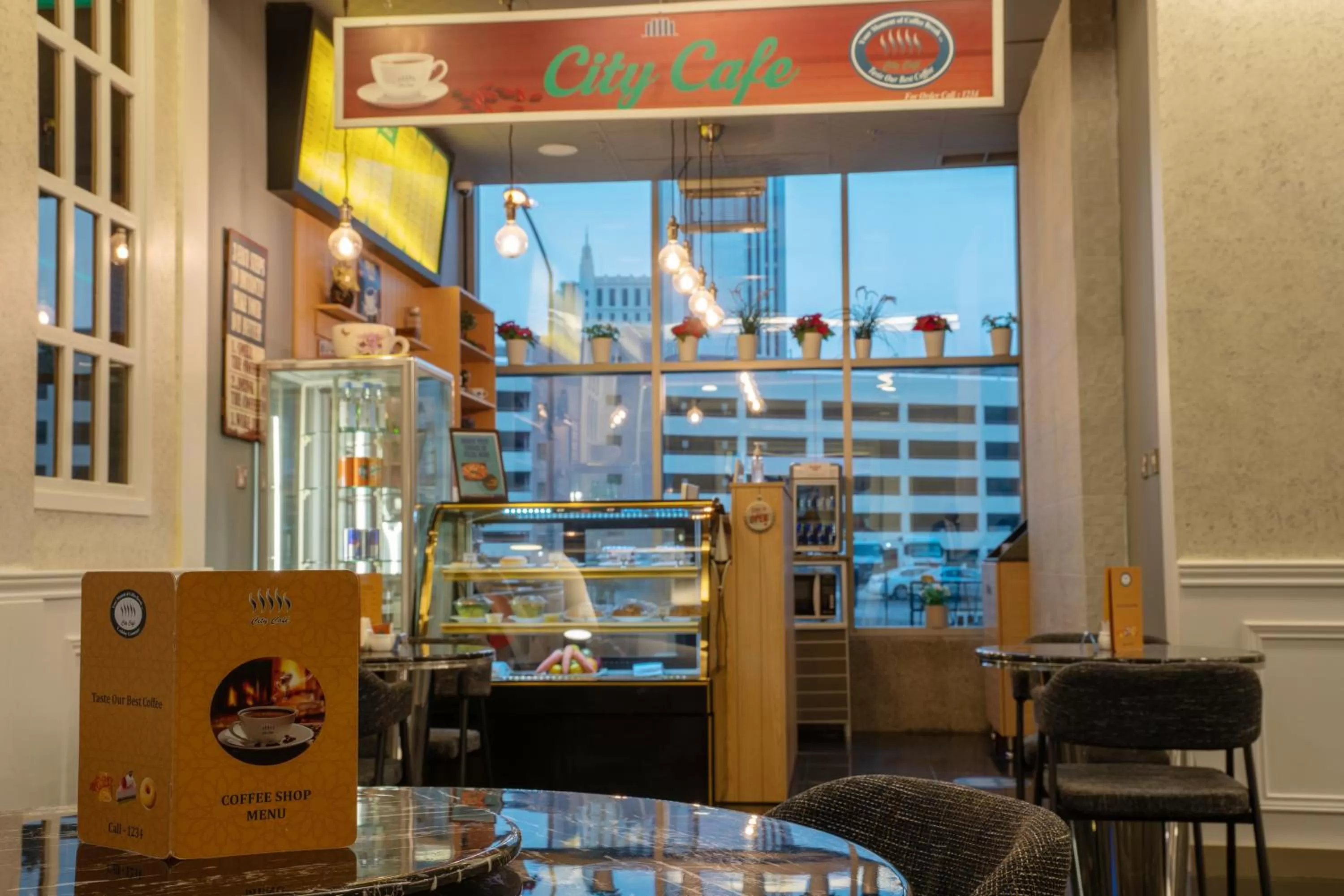 Food and drinks in City Tower Hotel