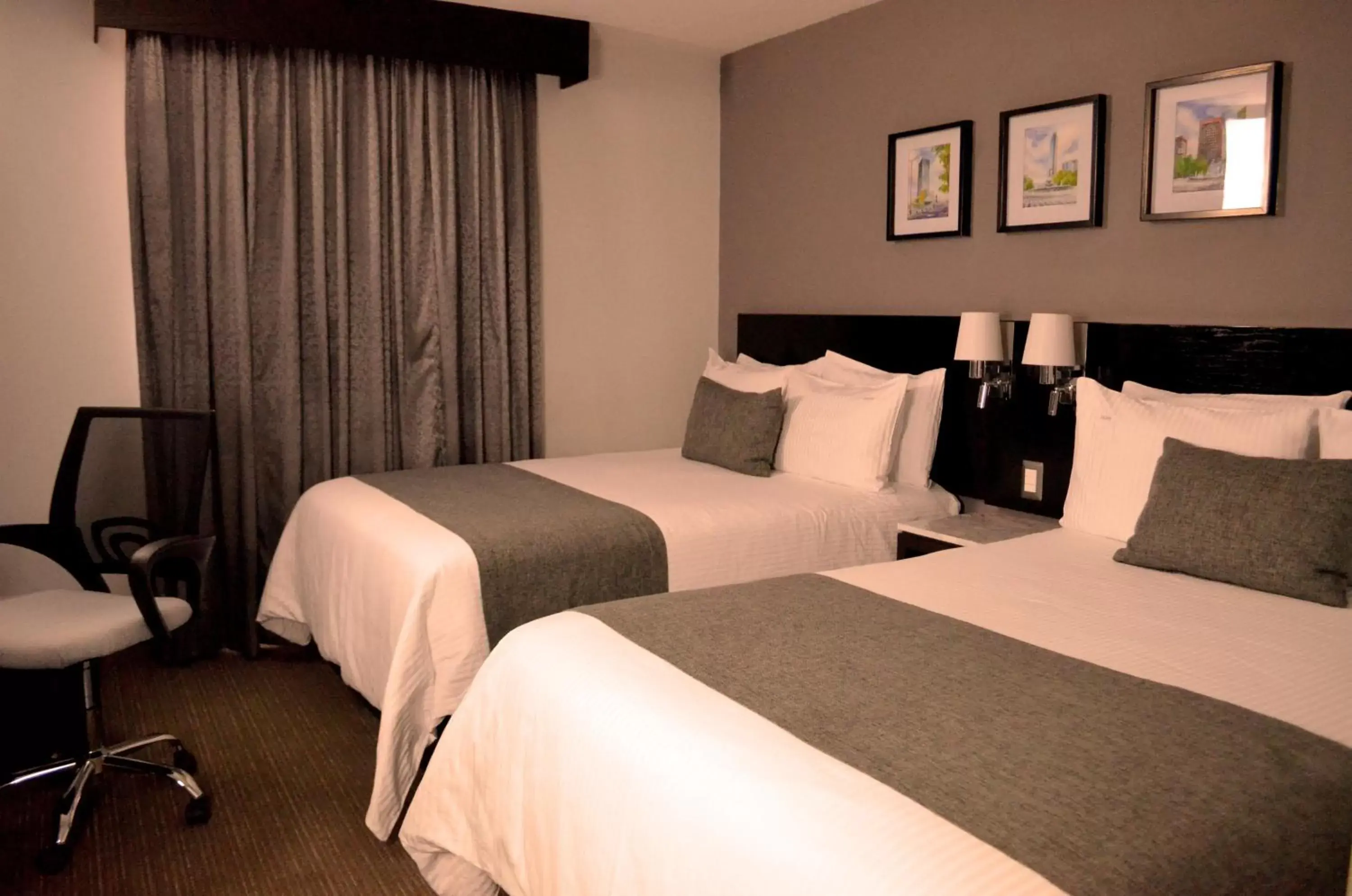 Bed in LaiLa Hotel CDMX