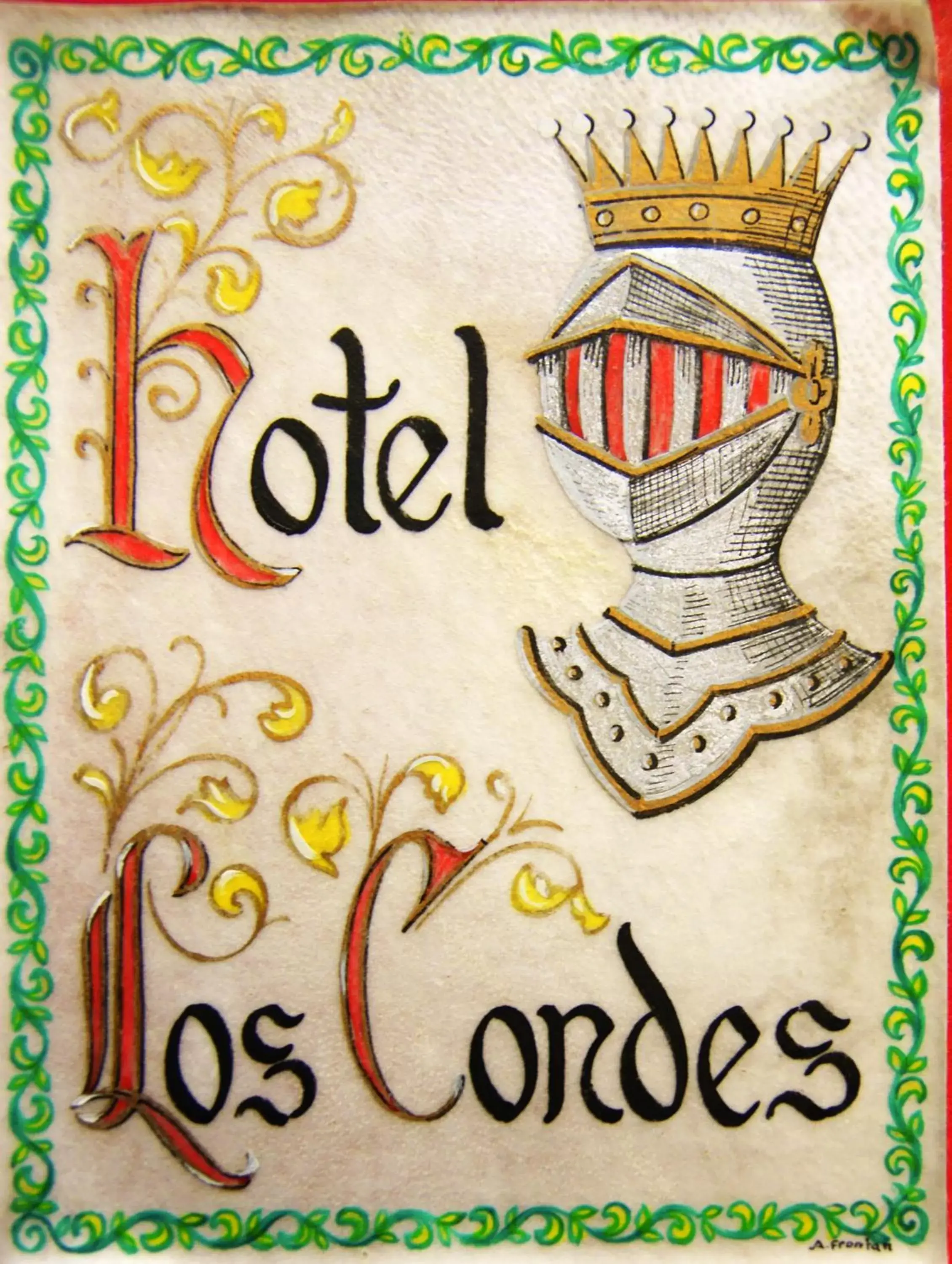 Logo/Certificate/Sign in Hotel Los Condes