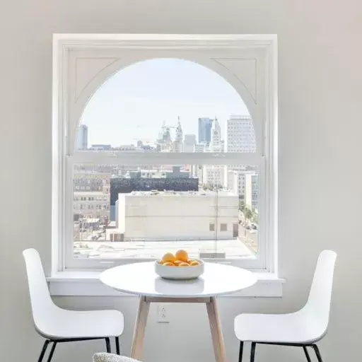 Dining area in Mint House at The Divine Lorraine Hotel - Philadelphia