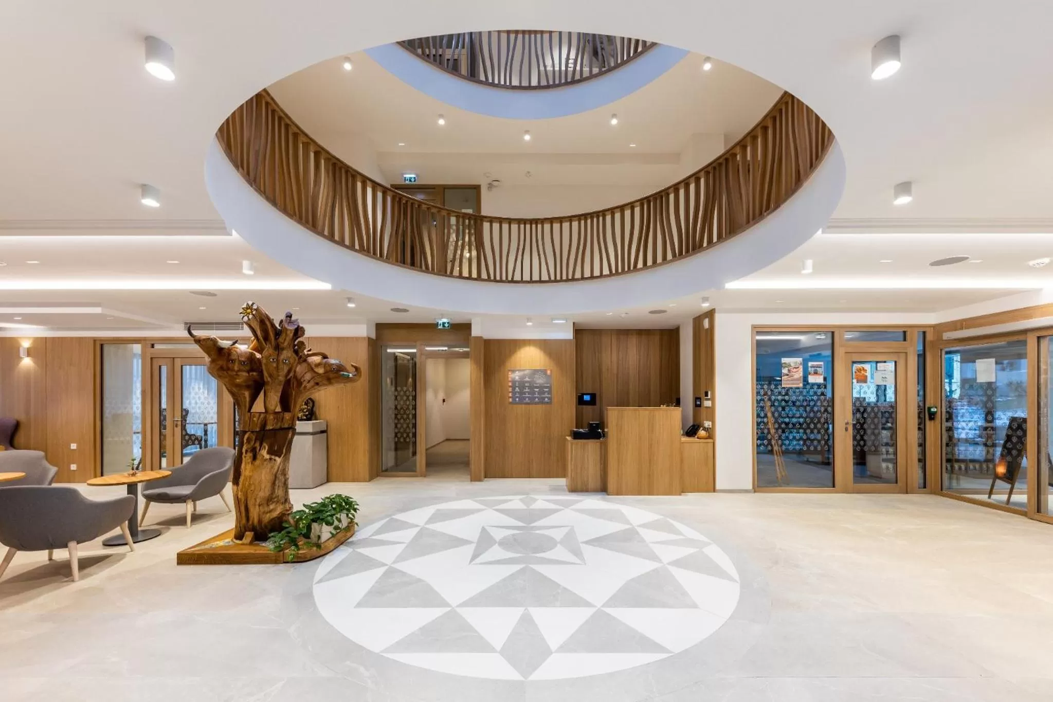 Lobby or reception in RAJ zdravia