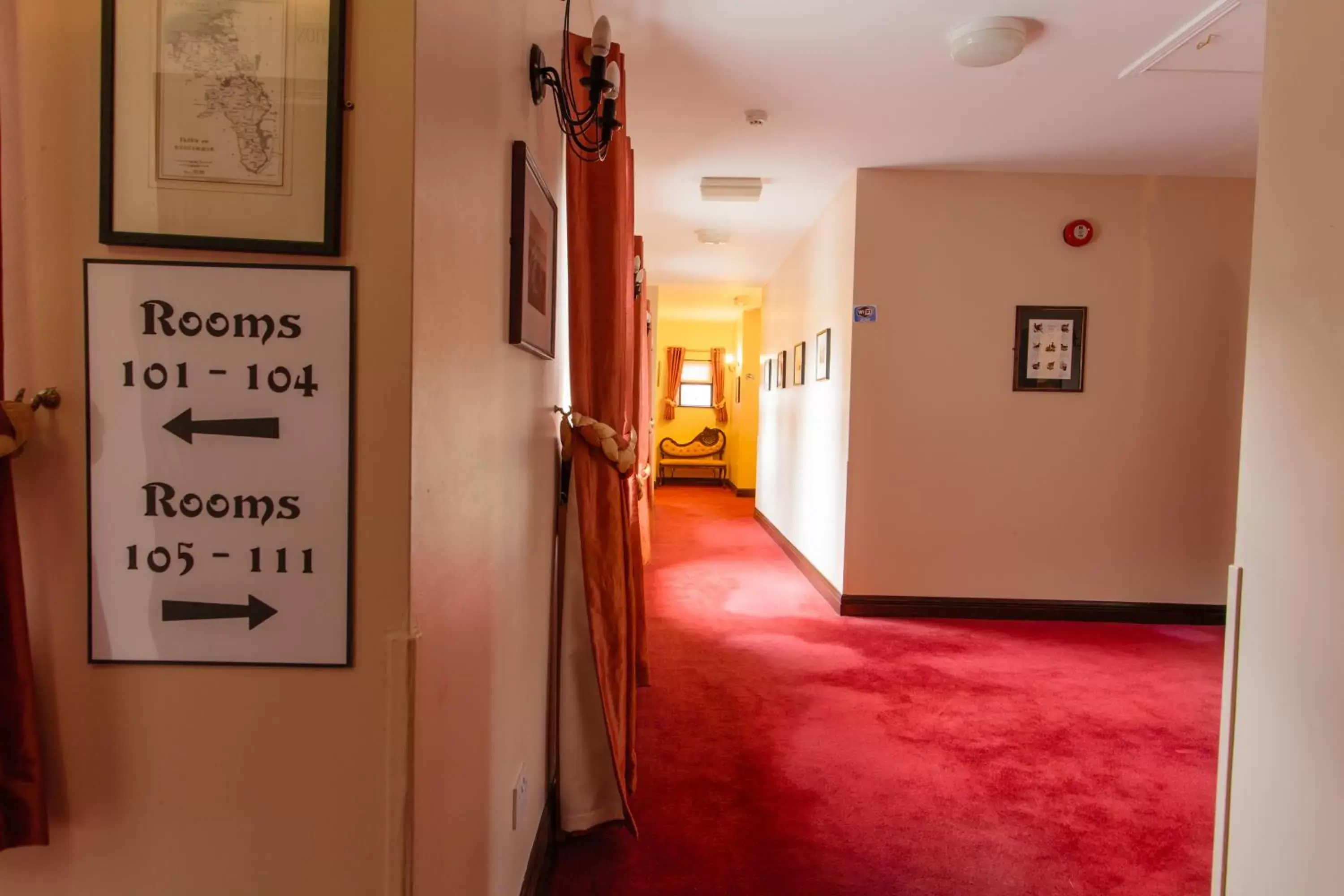 Decorative detail in The Yeats County Inn Hotel