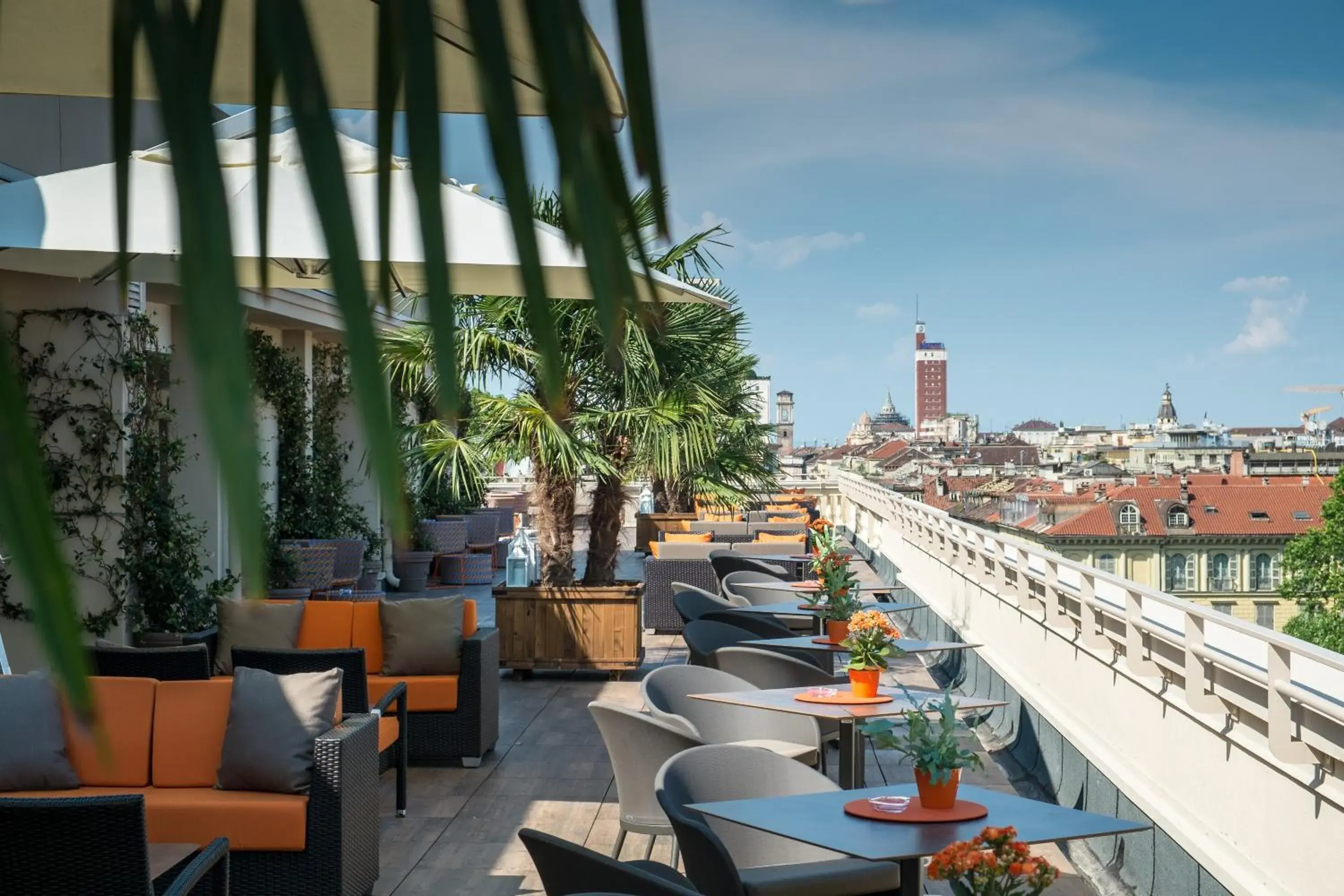 Balcony/Terrace in Turin Palace Hotel