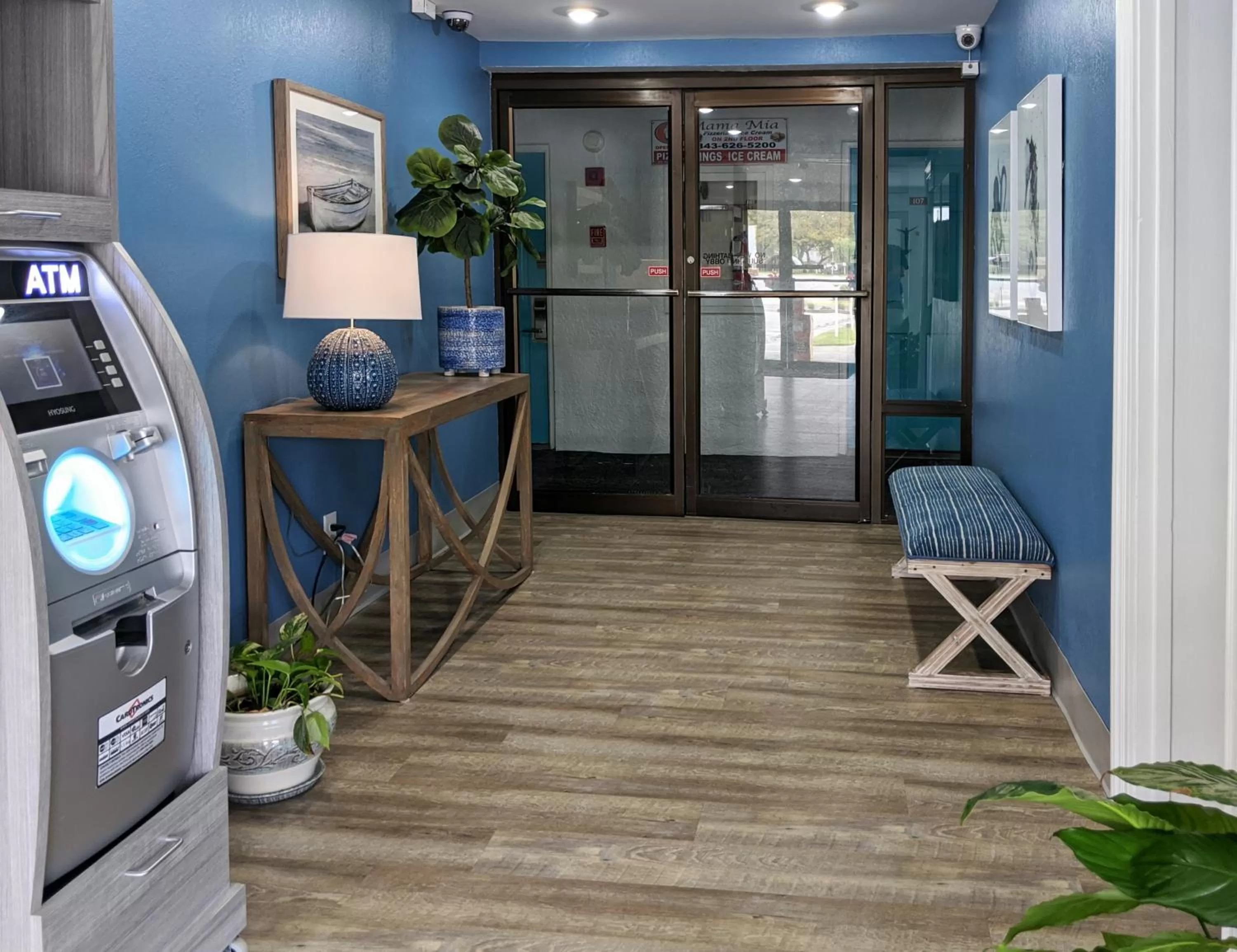 Property building in Tropical Seas Hotel