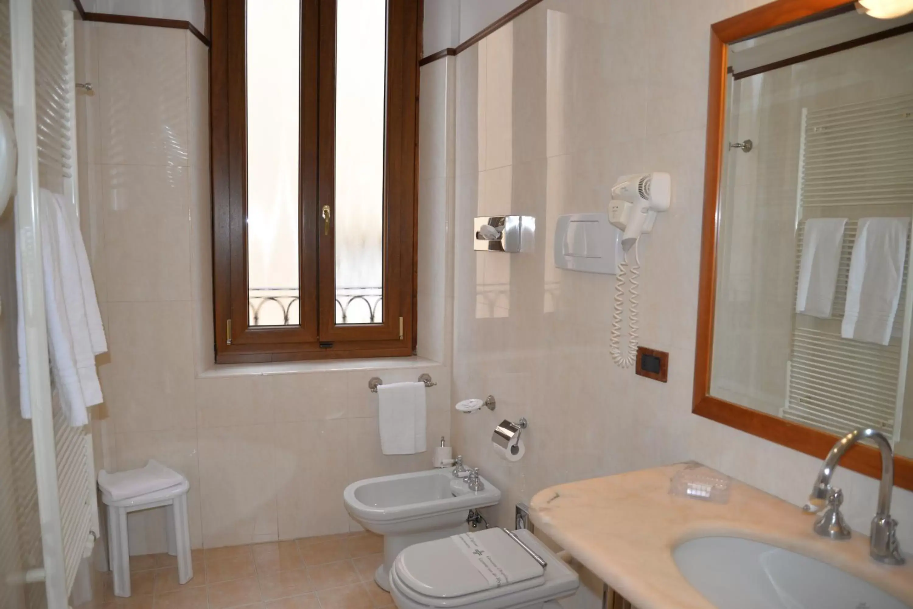 Bathroom in Strozzi Palace Hotel