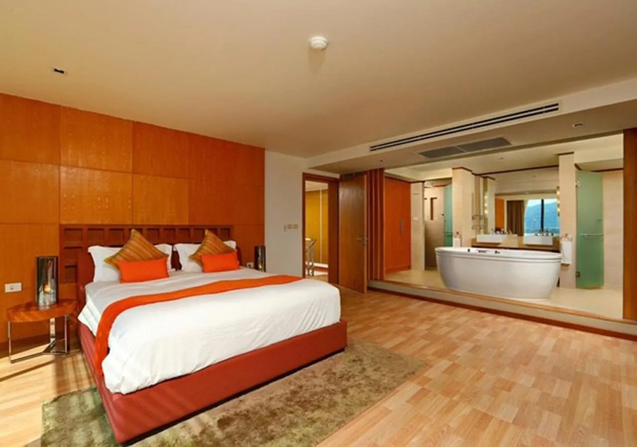 Bed in IndoChine Resort and Villas