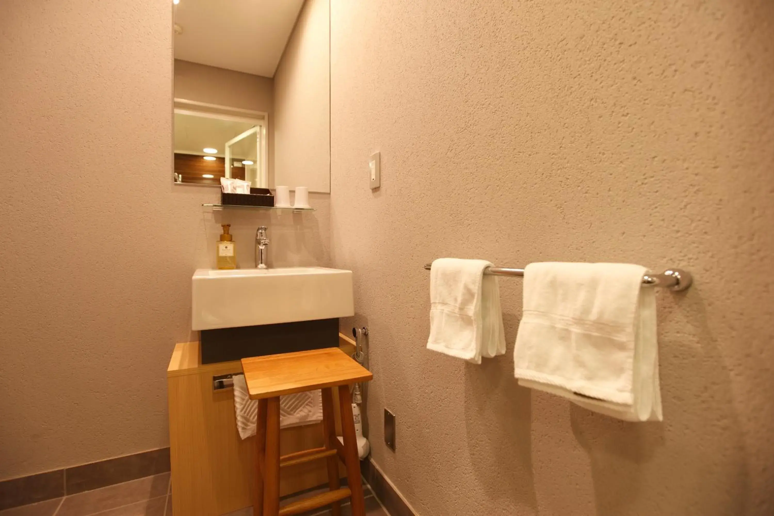 Decorative detail, Bathroom in Hotel Amanek Ginza East