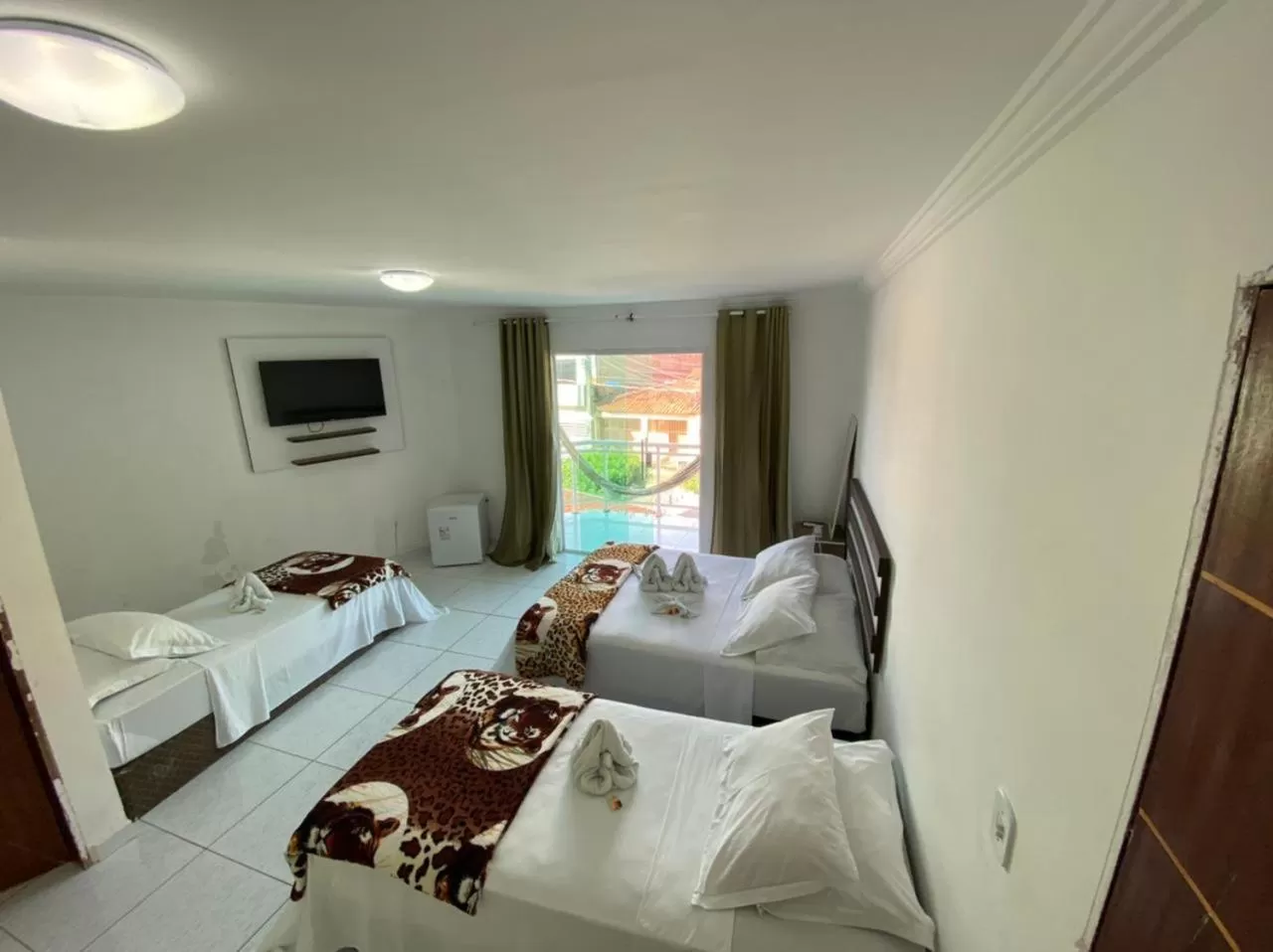 Bed in Pousada Verdes Mares