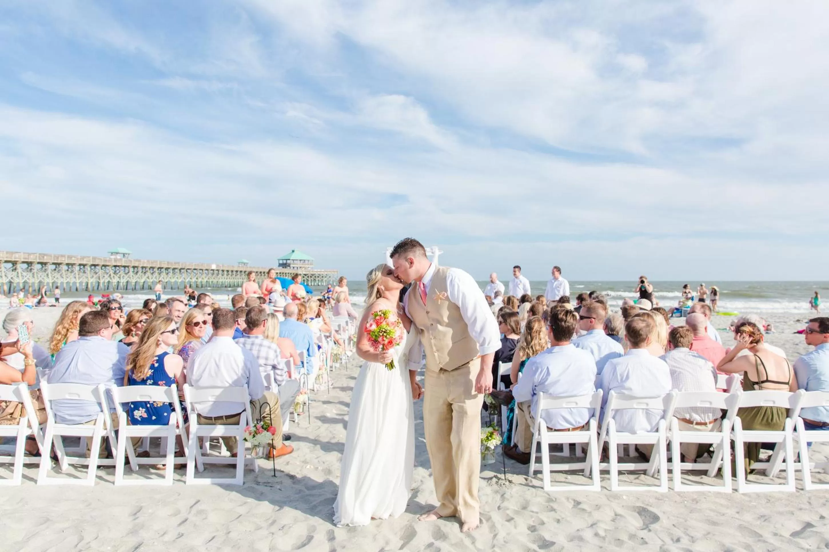 wedding in Tides Folly Beach, Charleston's Oceanfront Hotel