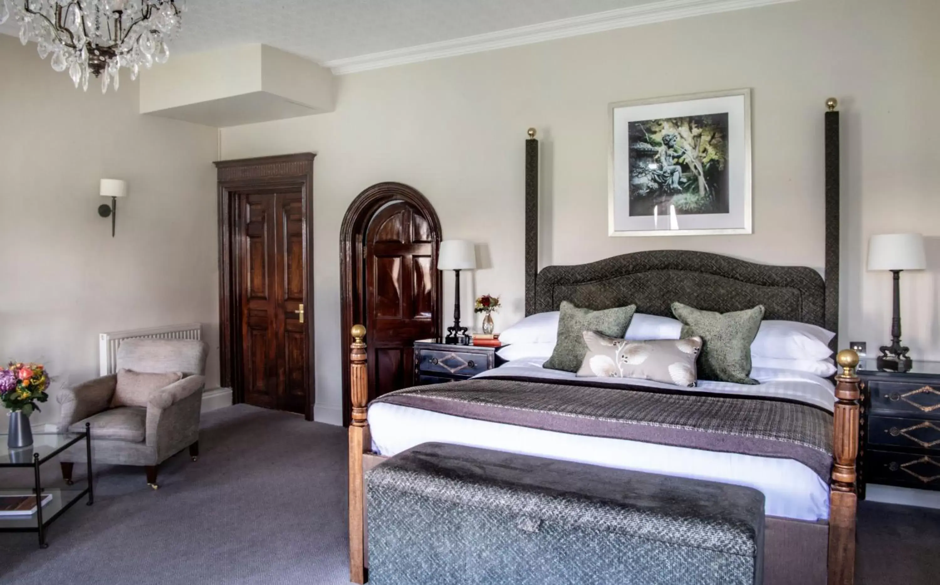 Bed in Rookery Hall Hotel & Spa