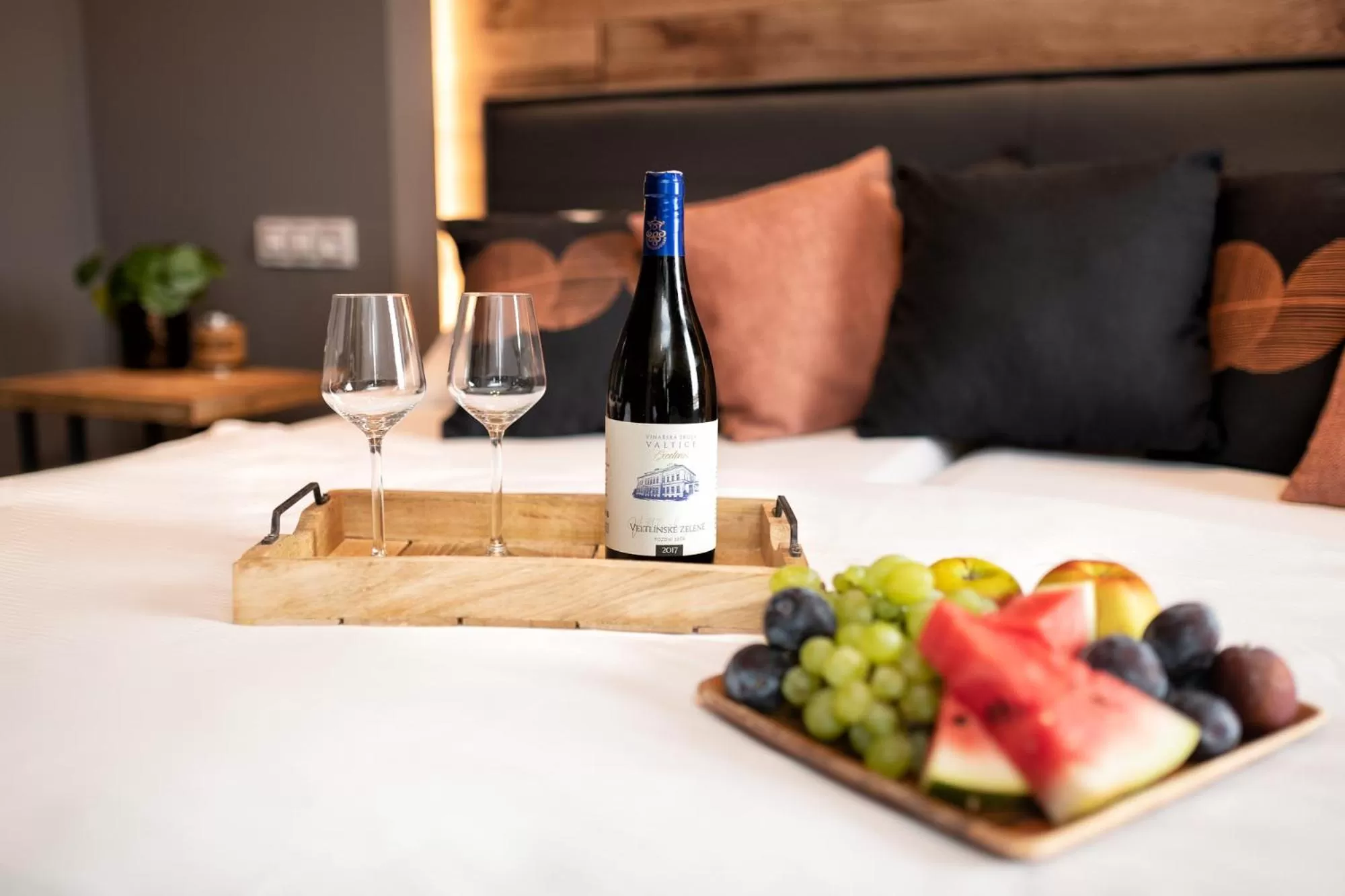 Bedroom in Wine & Wellness hotel Besední dům