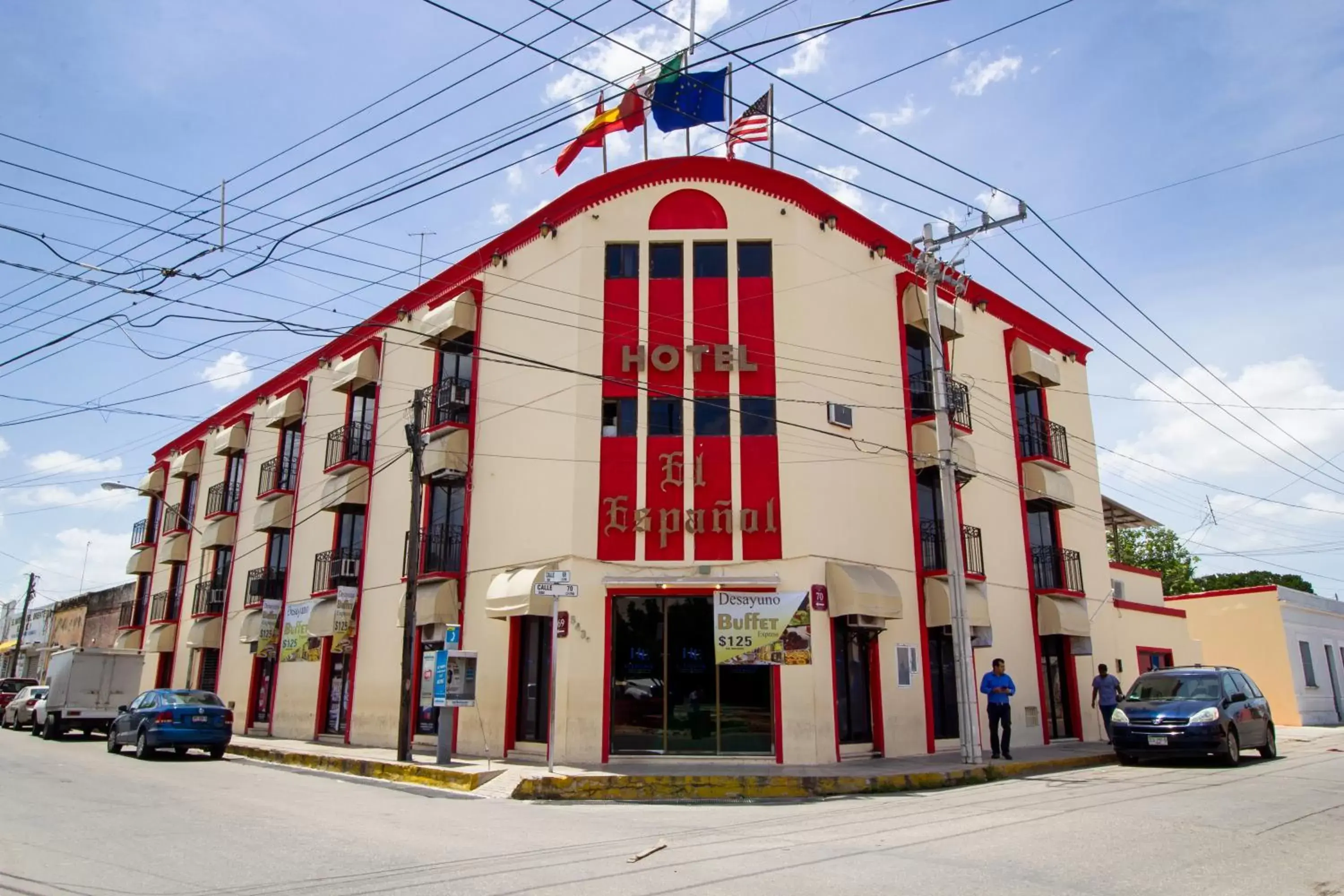 Facade/entrance, Property Building in Hotel El Español Centro Historico