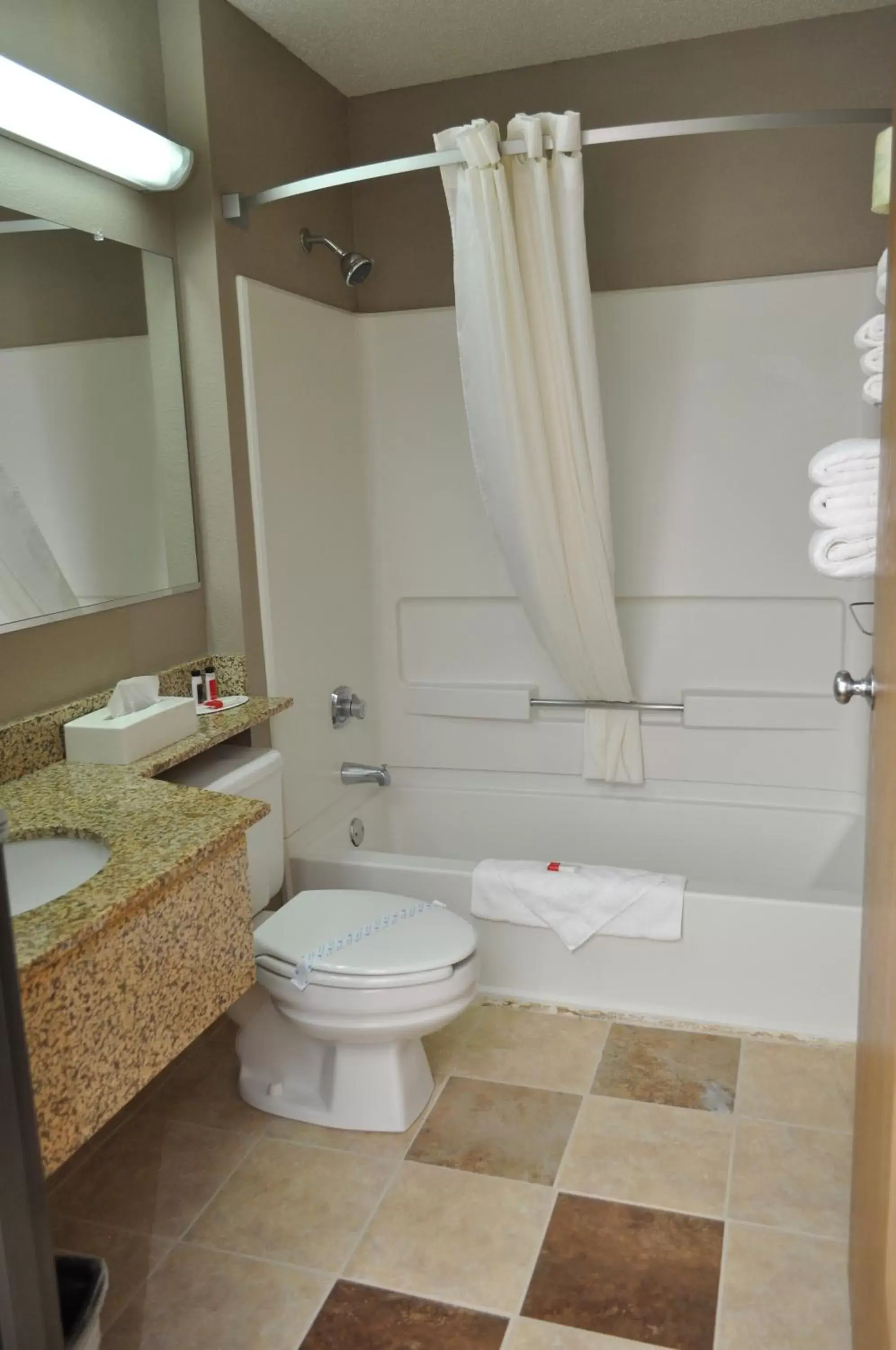 Bathroom in Super 8 by Wyndham Clearfield