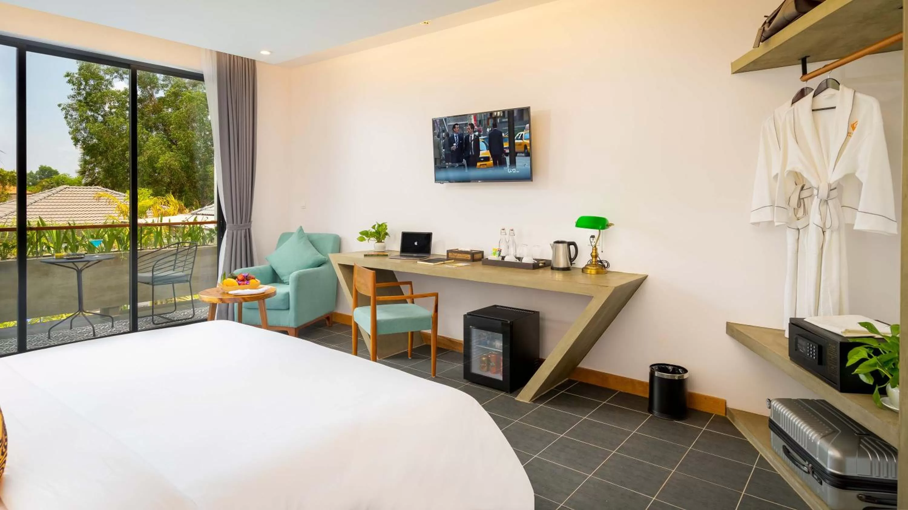 Bed in Grand Venus La Residence