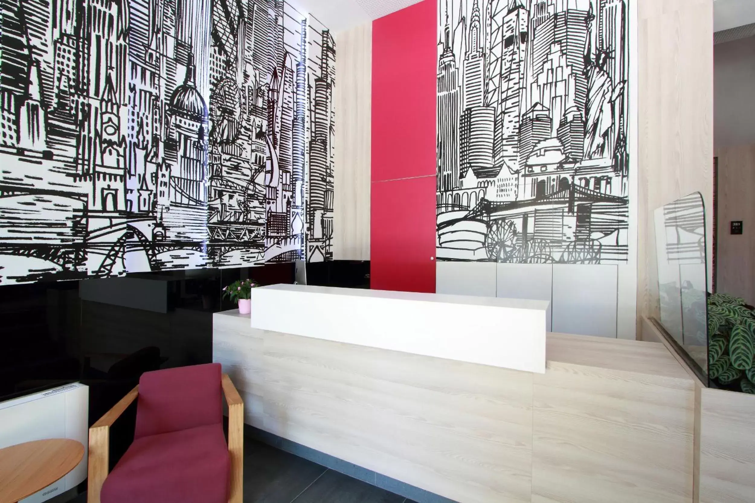 Lobby or reception in Hotel Cosmopolit Lobby or reception in Hotel Cosmopolit