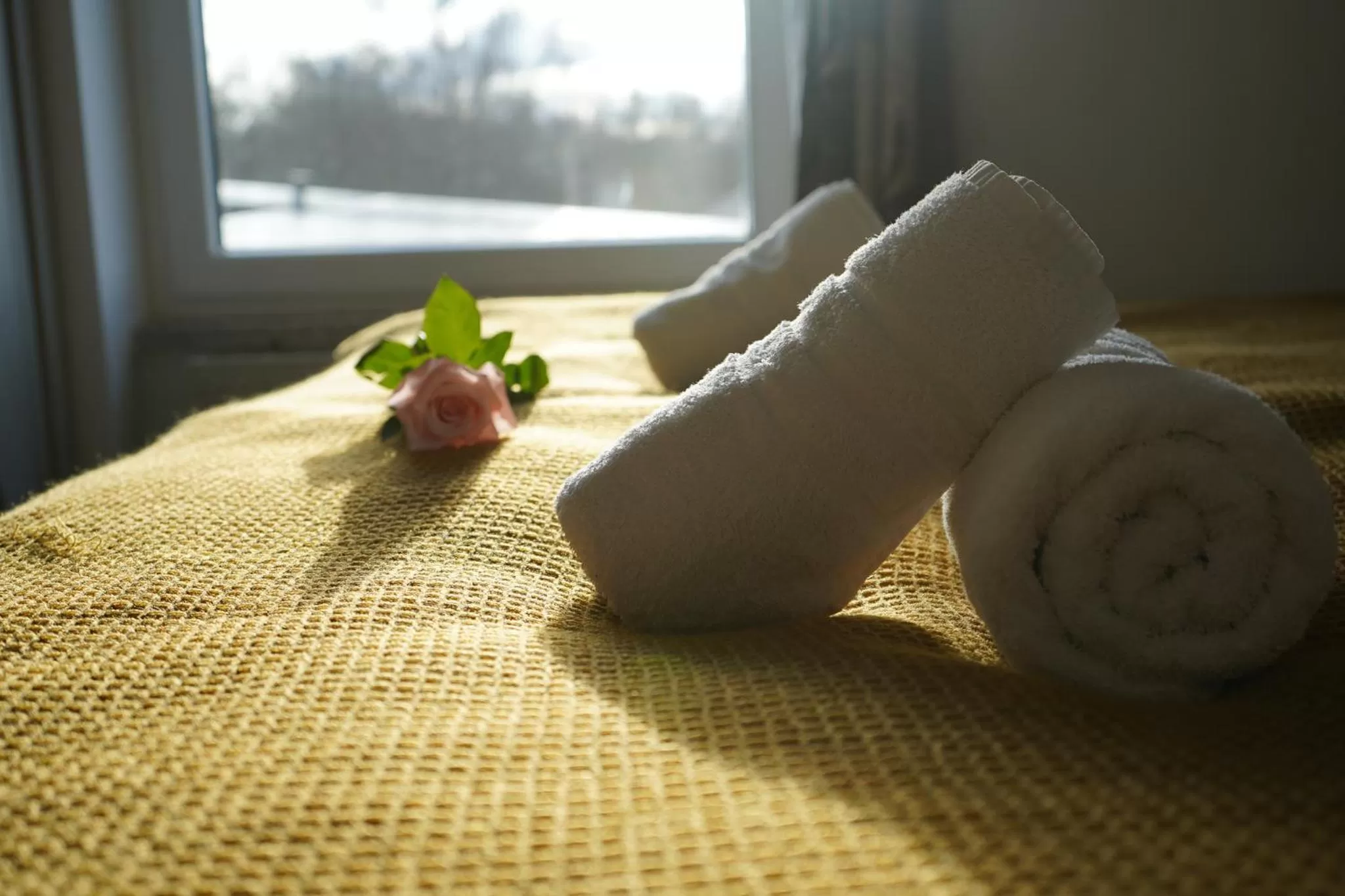 Bed in Riverside Inn