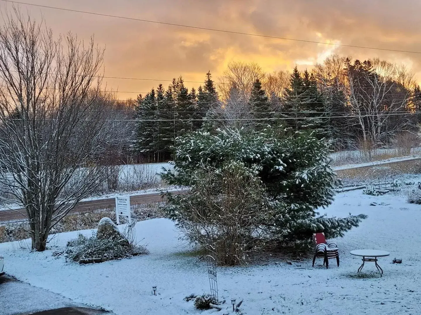 Winter in Edelweiss Inn Nova Scotia