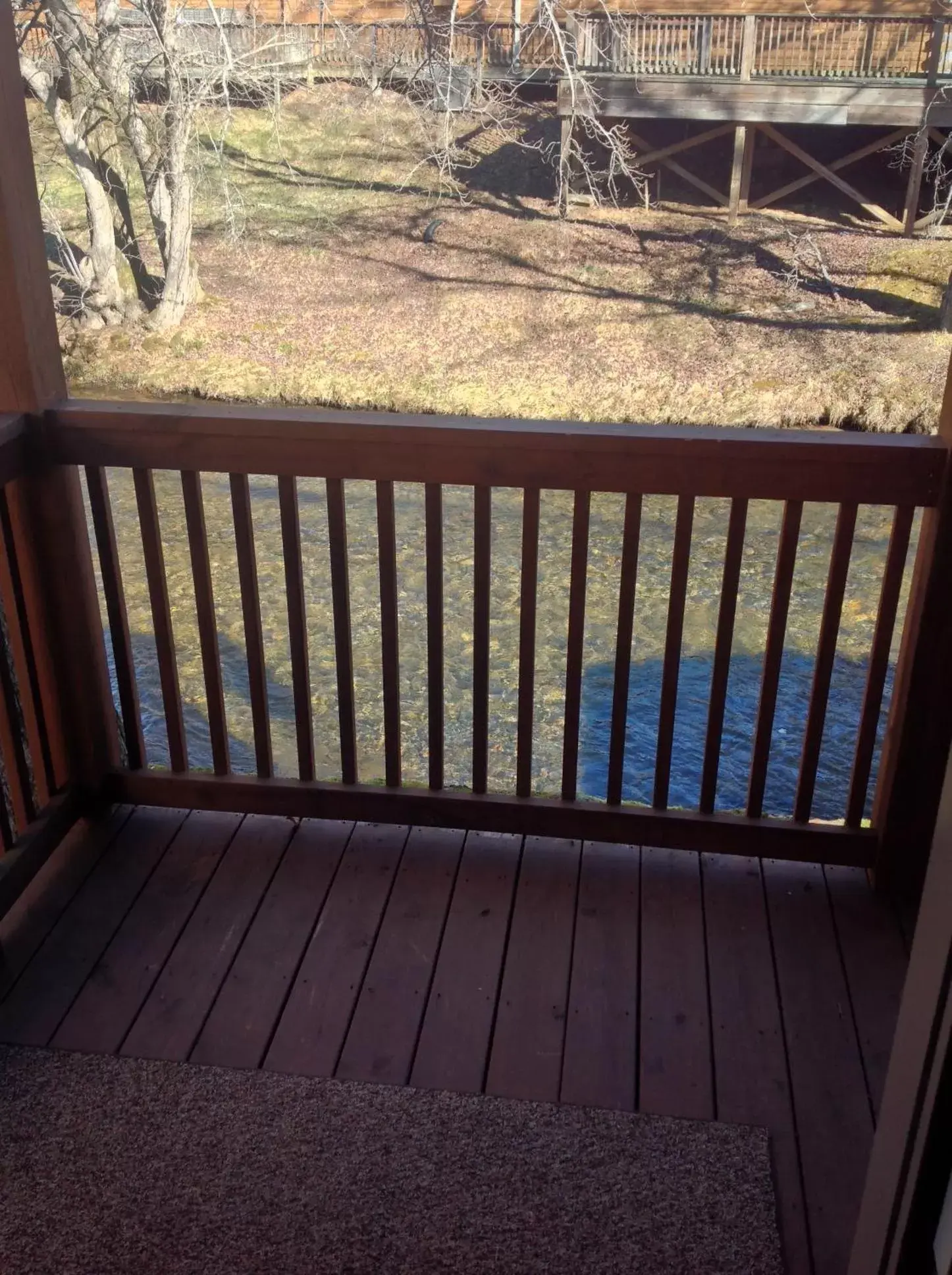 Balcony/Terrace in Qualla Cabins and Motel Cherokee near Casino