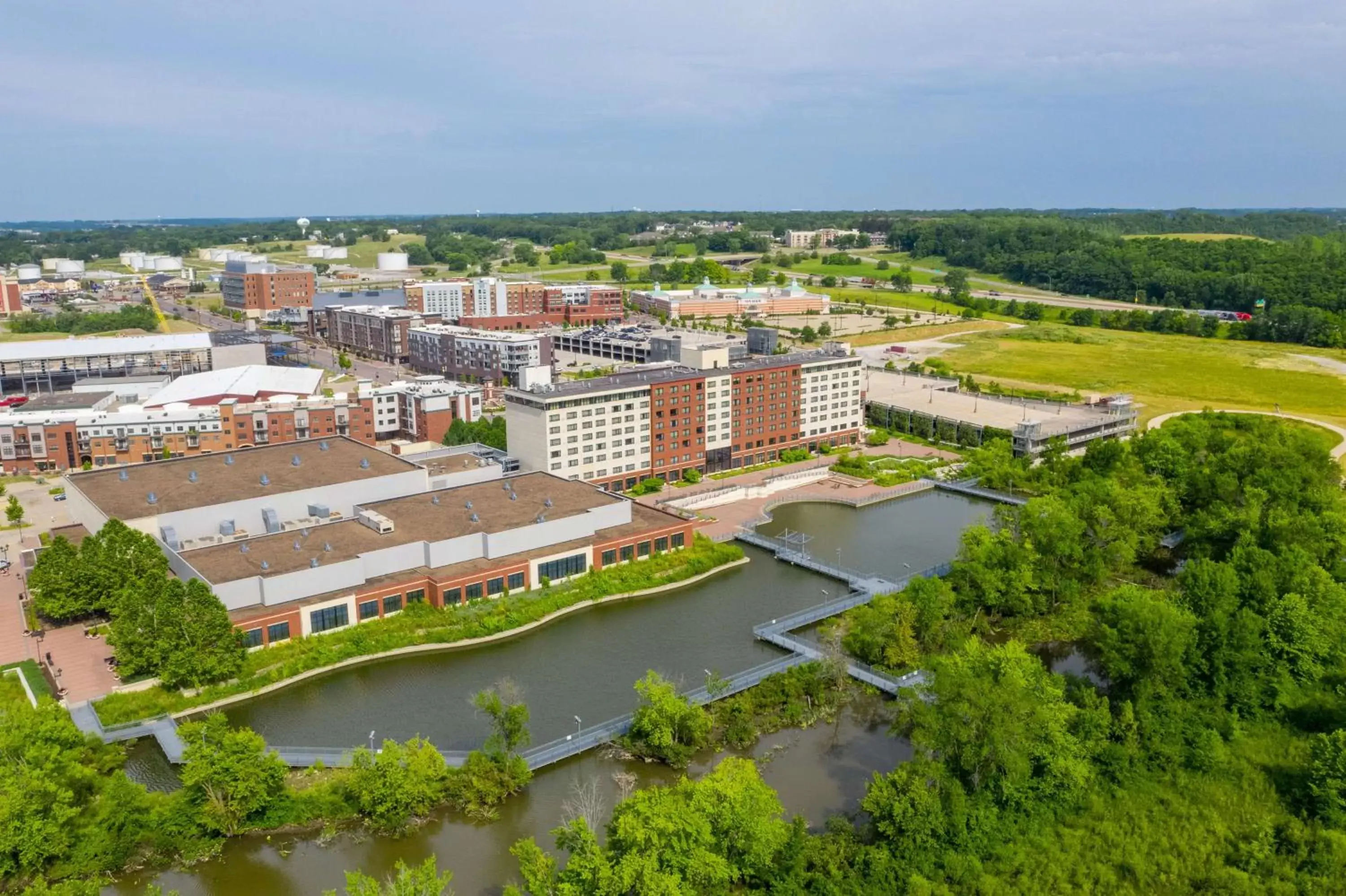 Property building, Bird's-eye View in Hyatt Regency Coralville