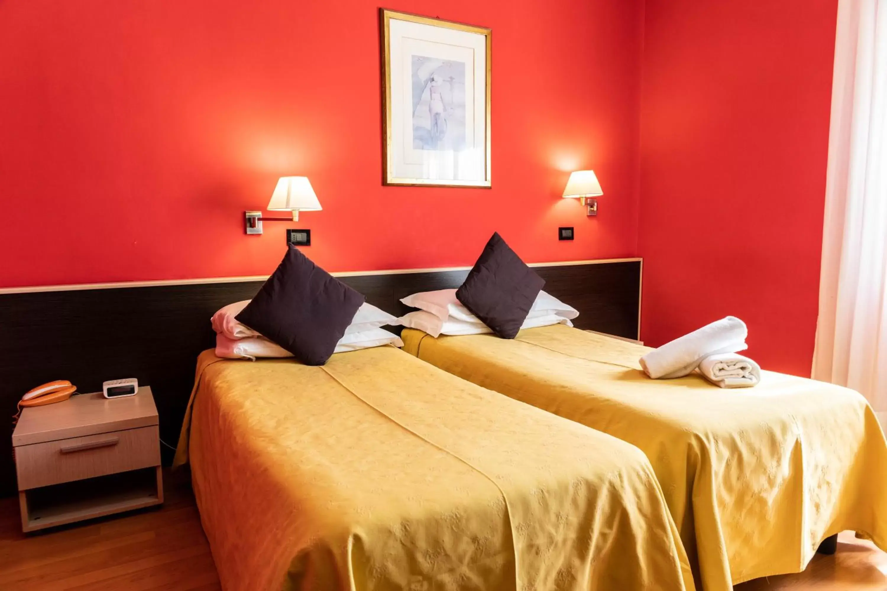 Bed in Hotel Berlino Bed in Hotel Berlino