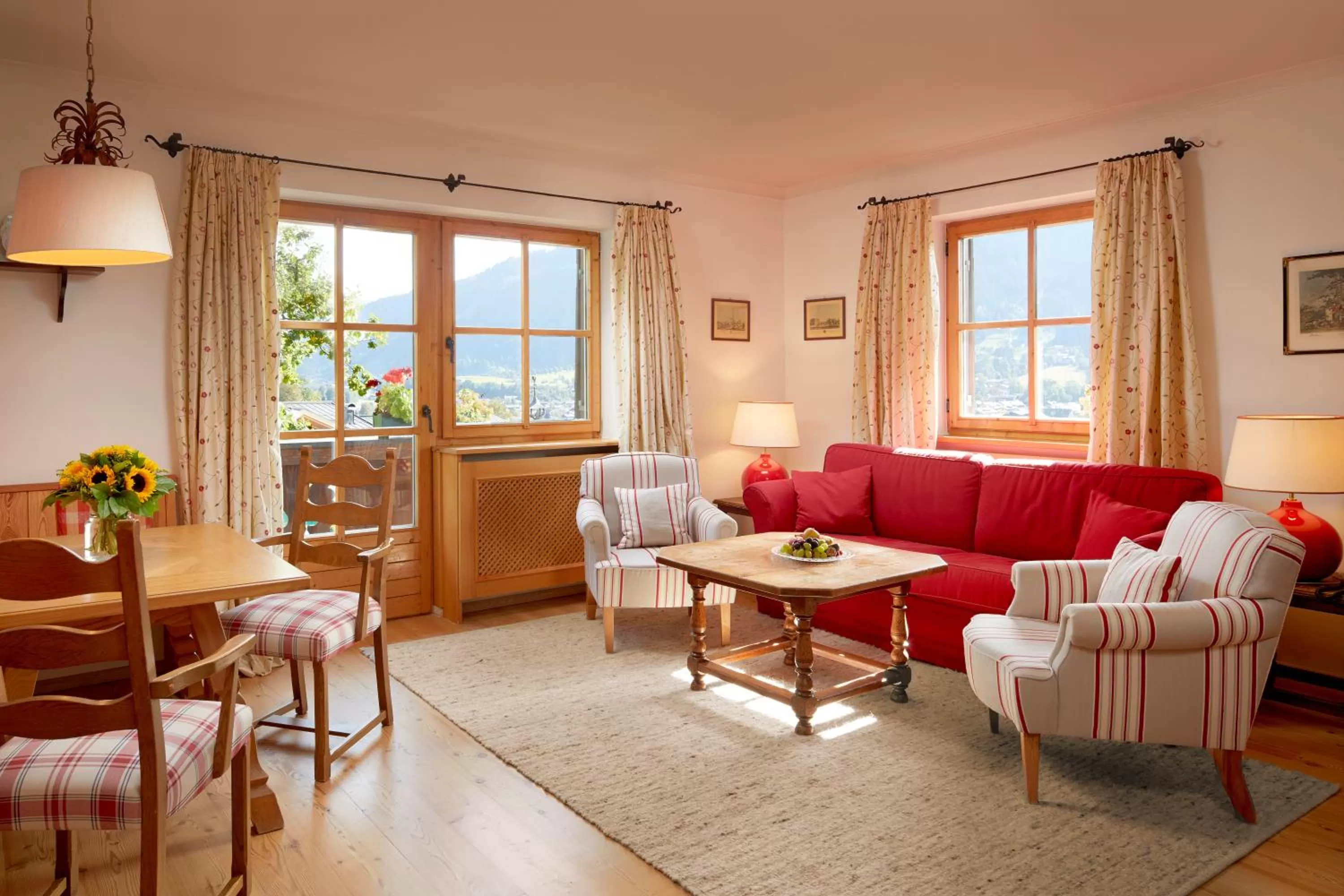 Living room in Landsitz Römerhof - Hotel Apartments