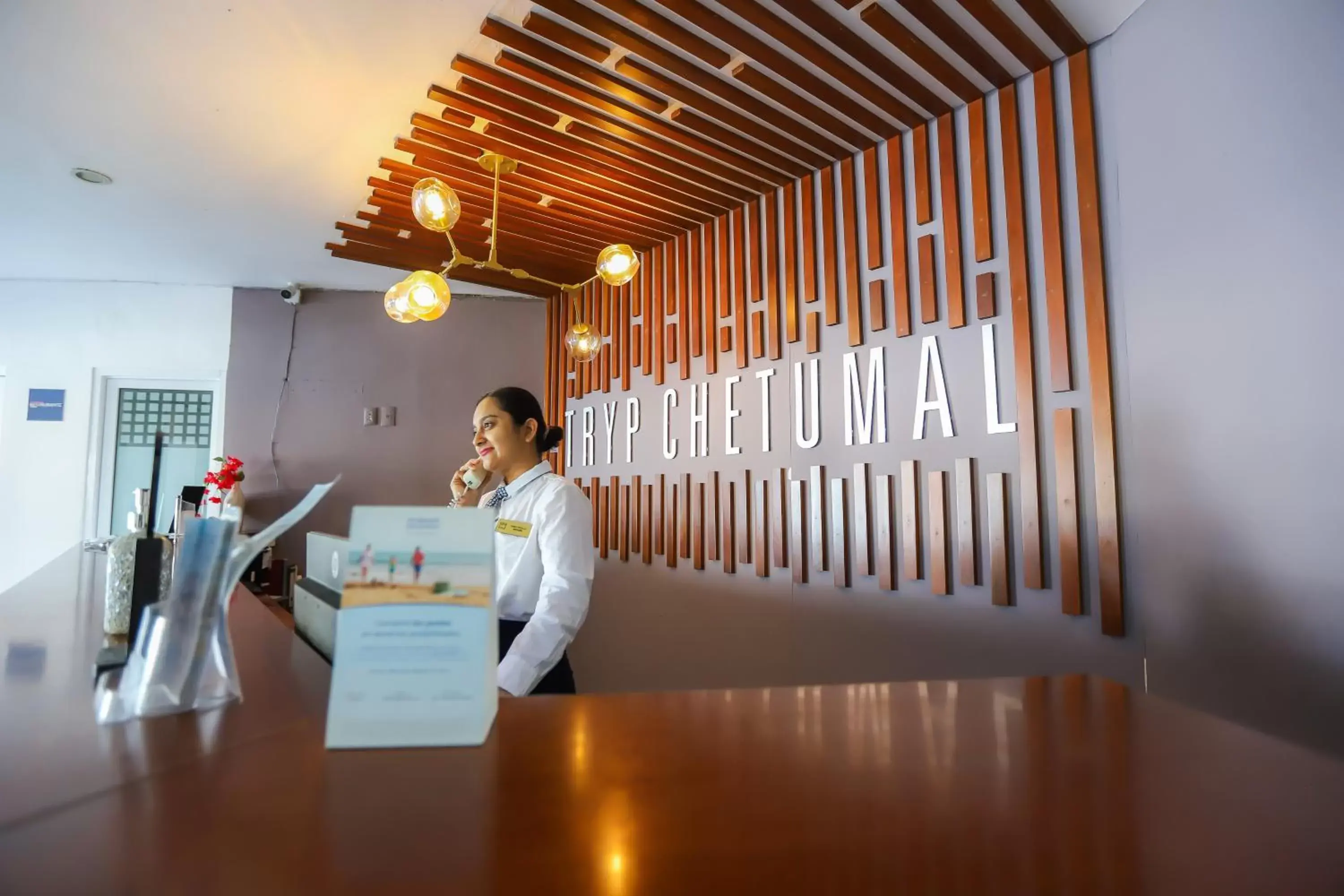 Lobby or reception in TRYP by Wyndham Chetumal Lobby or reception in TRYP by Wyndham Chetumal