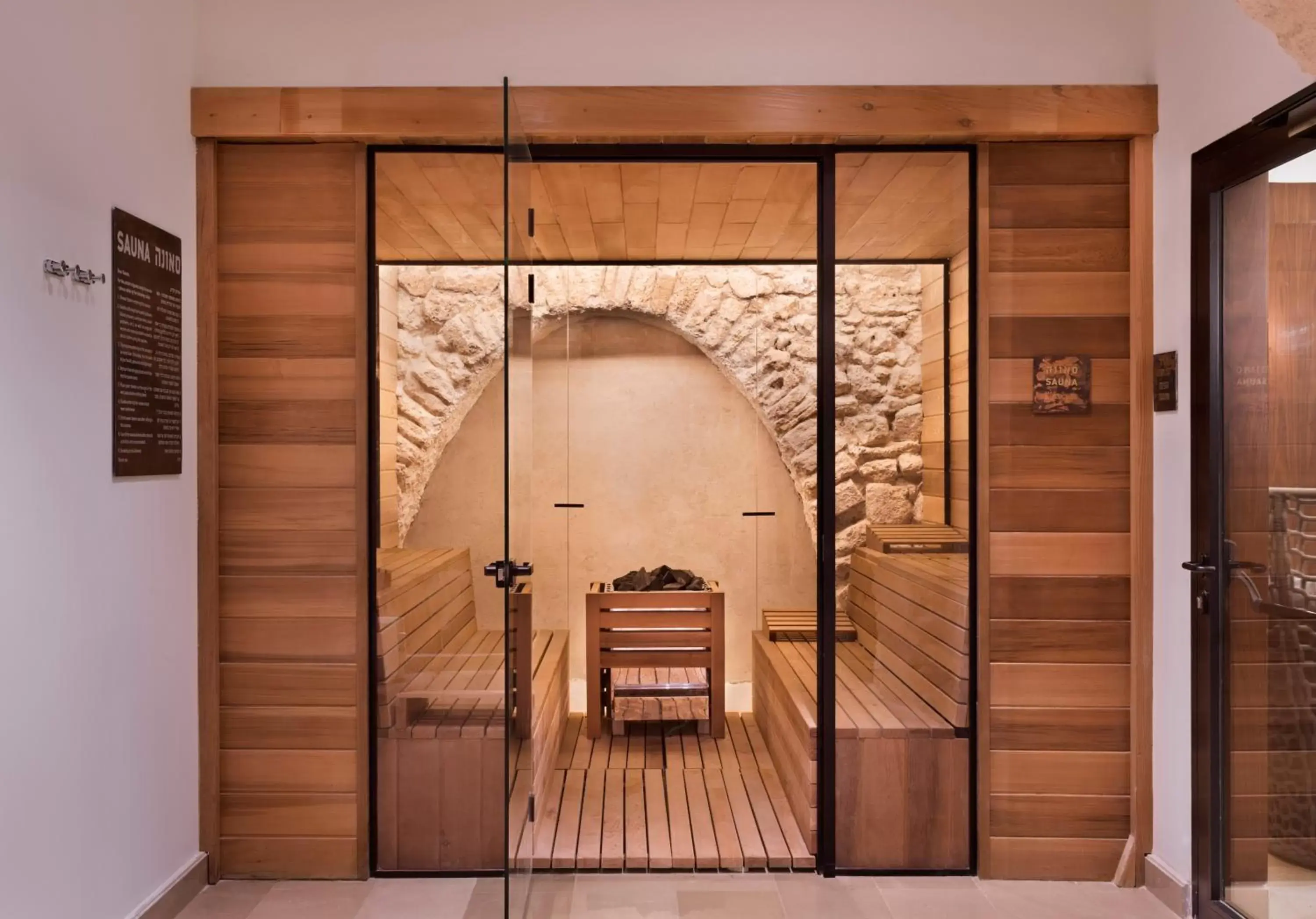 Sauna in The Setai Tel Aviv, a Member of the leading hotels of the world