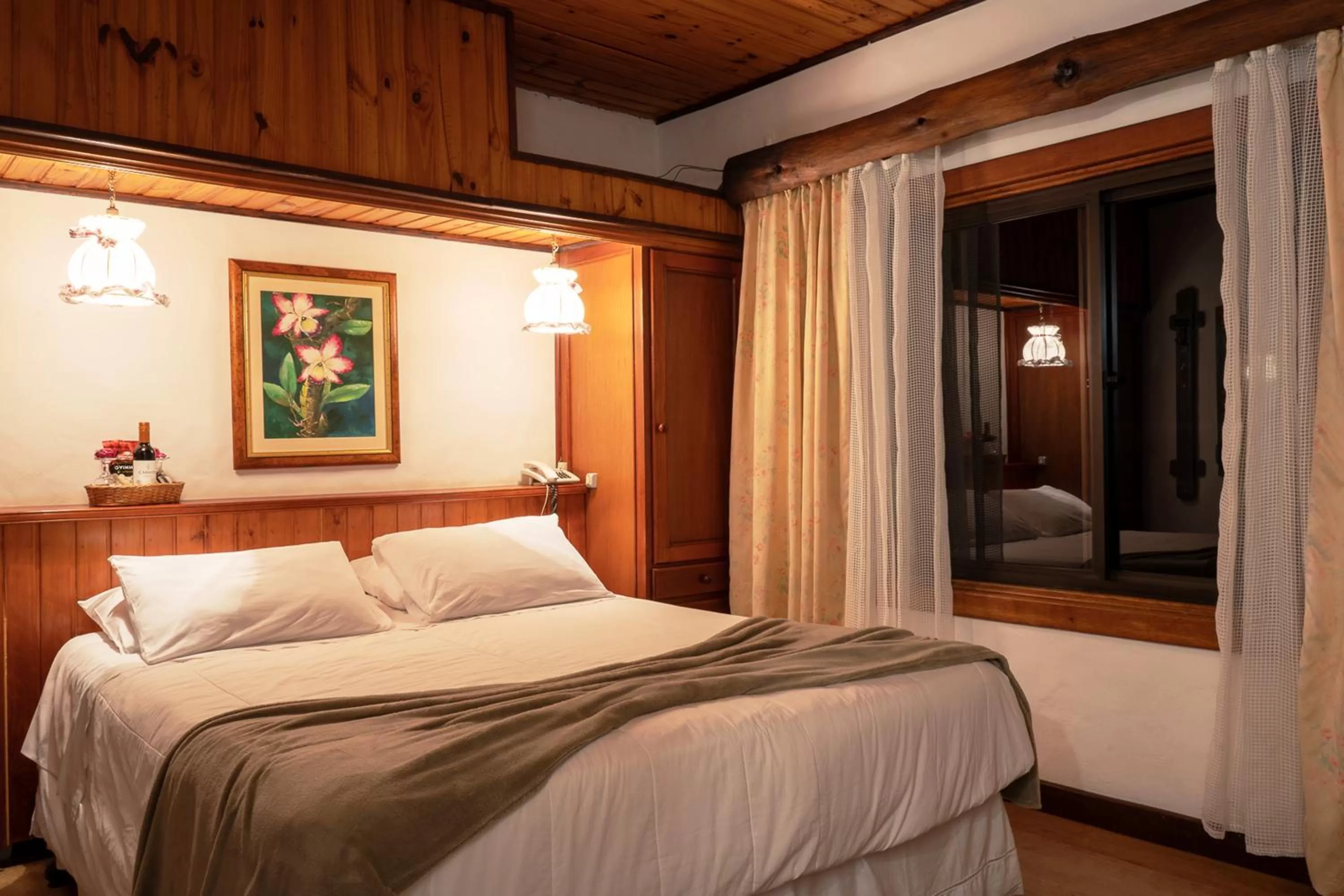 Bed in Hotel Meissner Hof