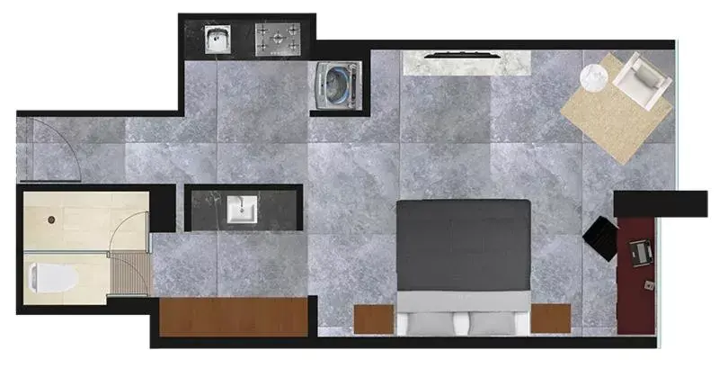 View (from property/room), Floor Plan in Suites BQ