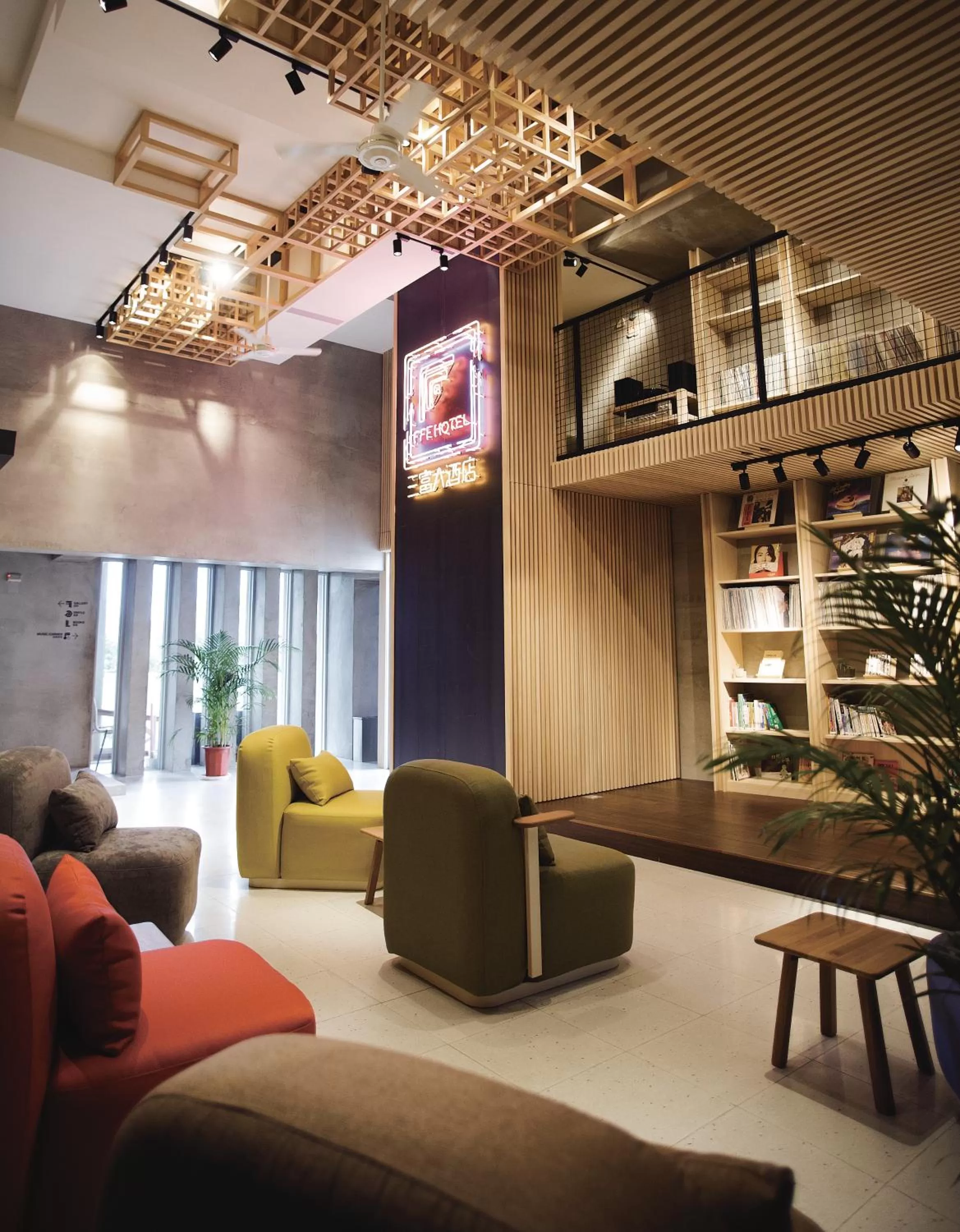 Lobby or reception in FFF Hotel